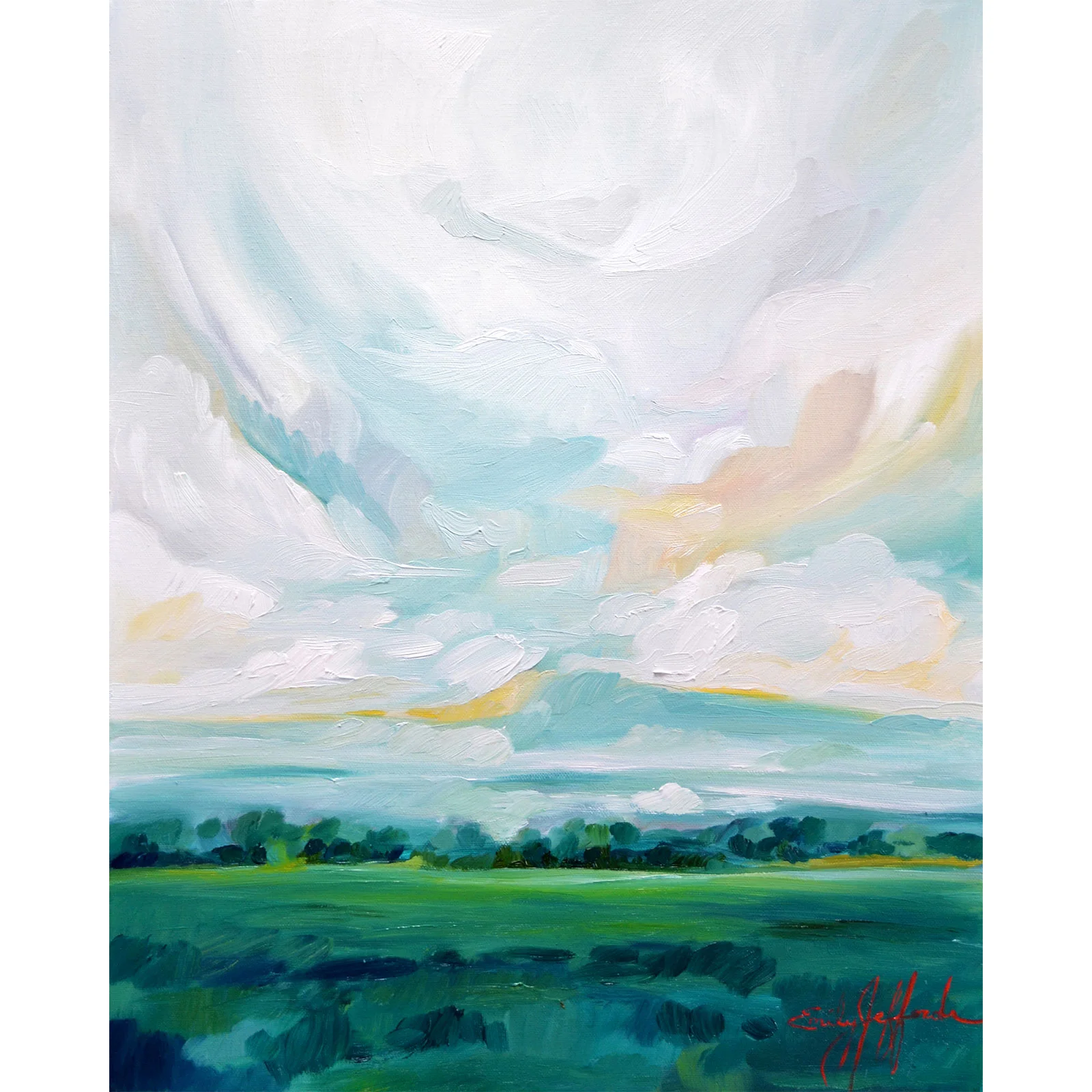 "To The Stillness" A Vertical Canvas Print — Emily Jeffords