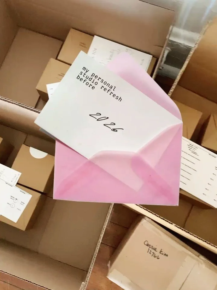 This and rest rest rest because I k ow 2026 has unimaginable things in store for us and rest is the key to both progress, strength, and pleasure. 

But in case you want to borrow any of my personal end-of-year practices, here you go: 

Envision color