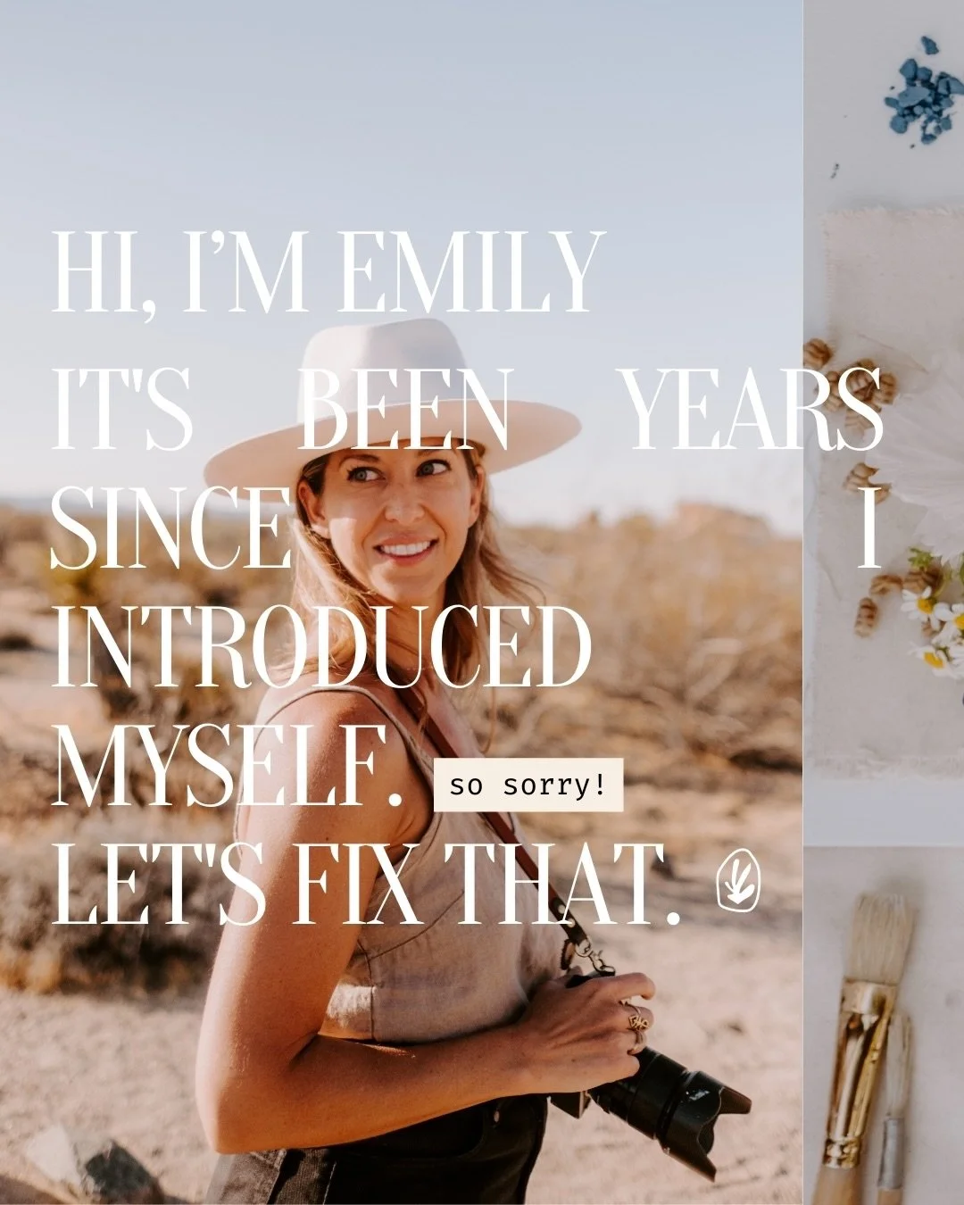 it&rsquo;s been years since I properly introduced myself on this chaotic, beautiful platform, so hiiii! I&rsquo;m Emily. Welcome to my little world. 

and yes, that&rsquo;s the $1 painting. Or maybe I sold this one for $2 or $3? IDK but it was a shoc