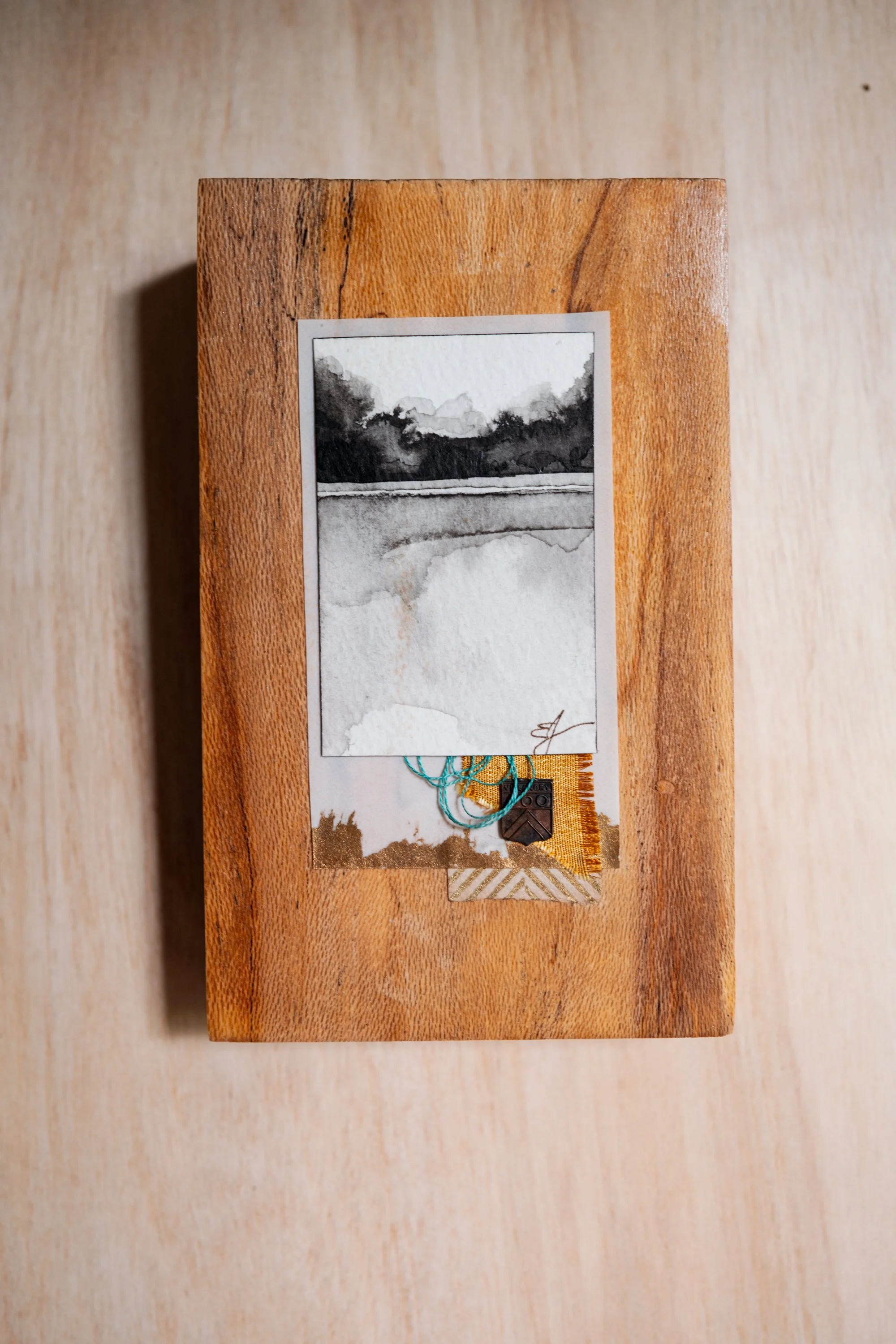 "Pursue What Makes For Peace" Mixed Media On Wood