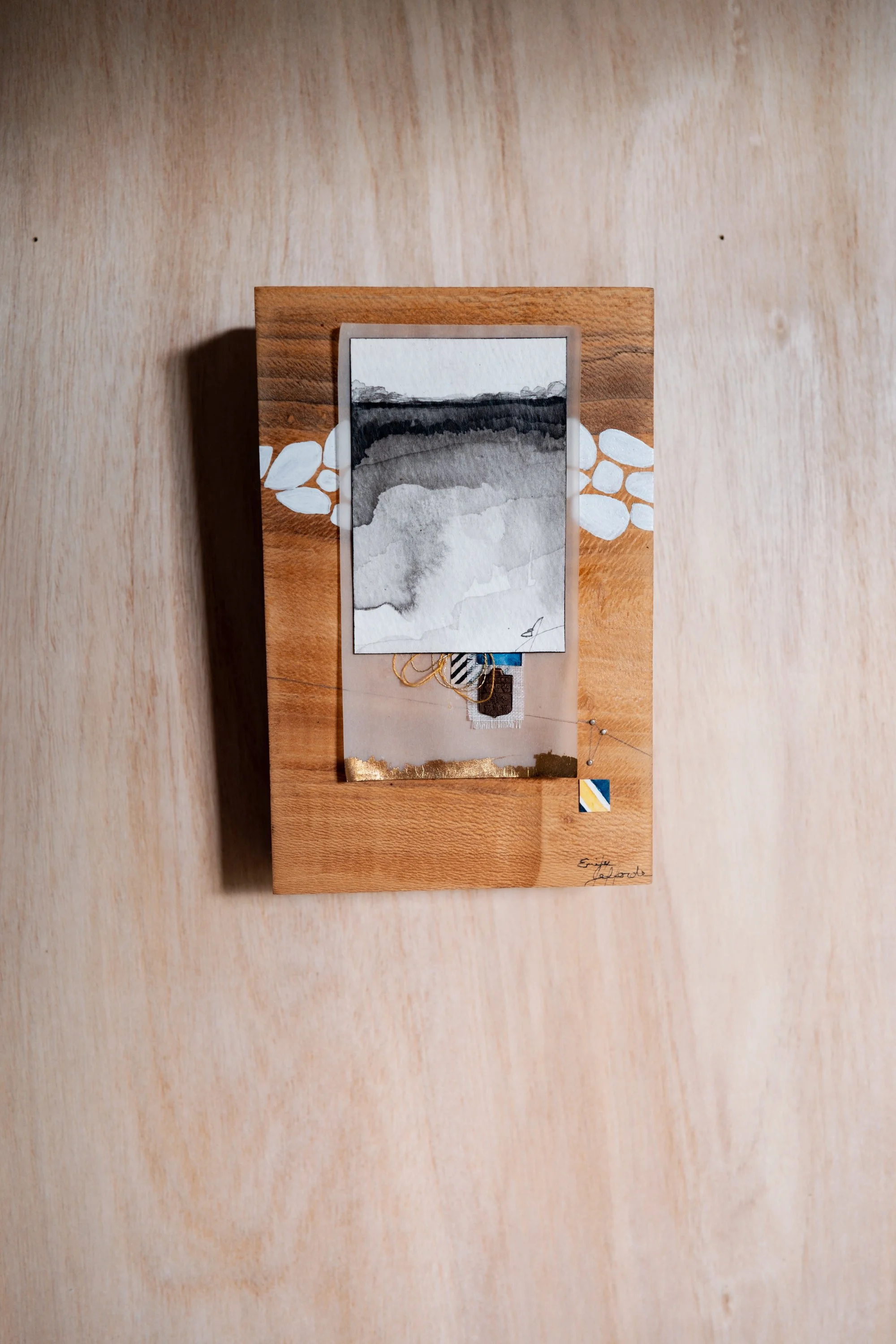 "A Place of Quiet Magesty" Mixed Media On Wood