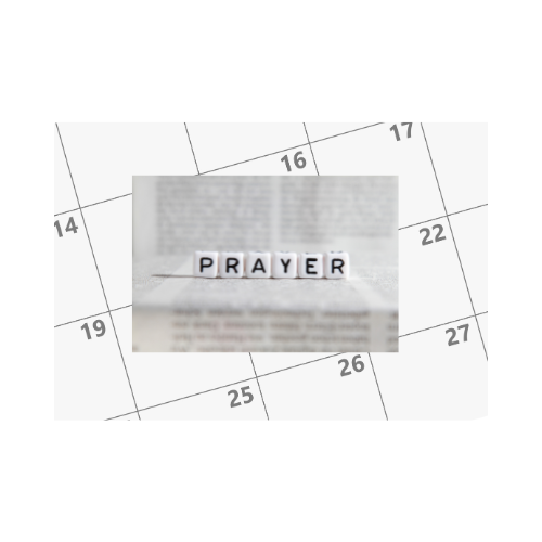 Prayer Calendar