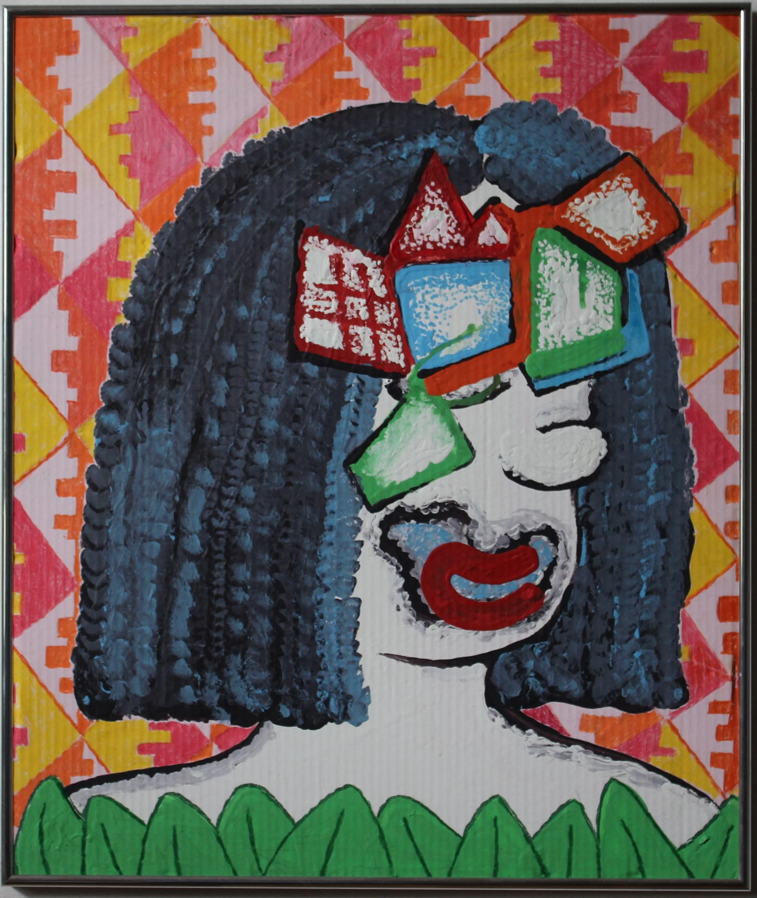 woman on safari