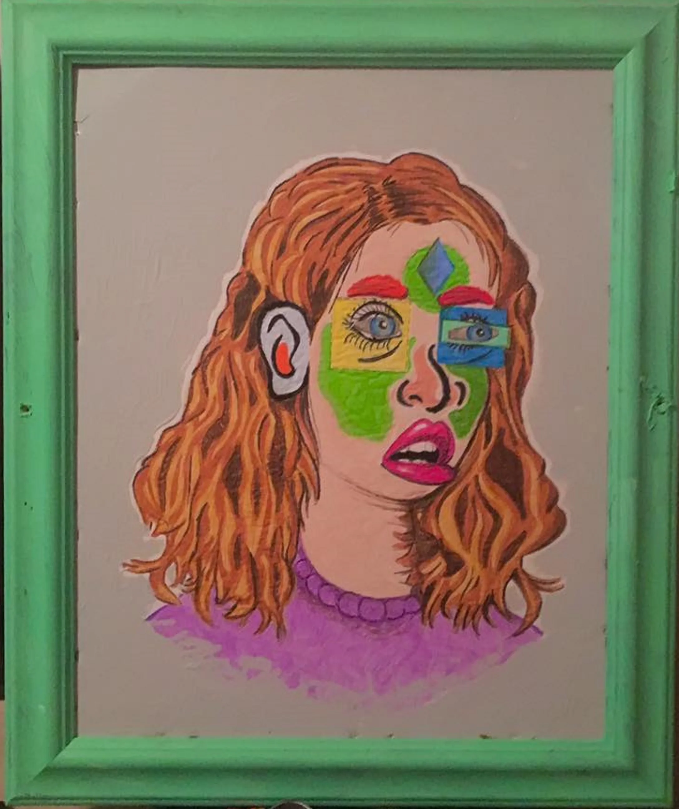 a devastated young woman