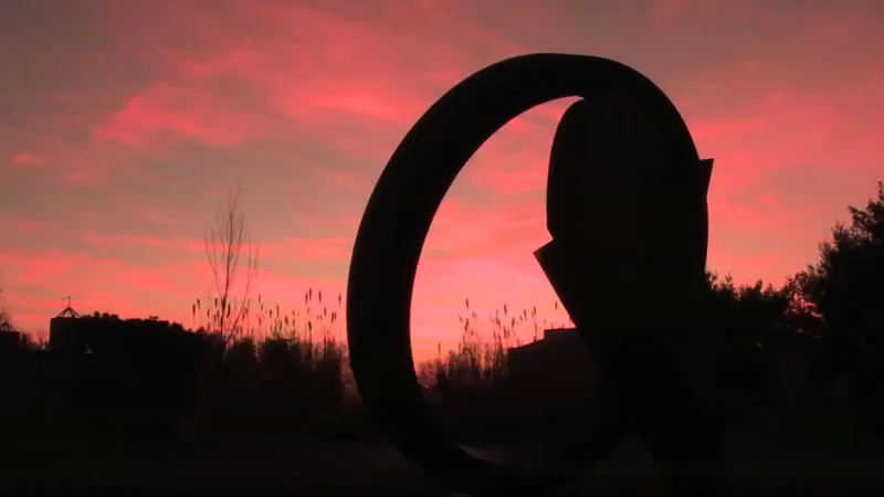 VIDEO: Grounds for Sculpture Lights up in Winter