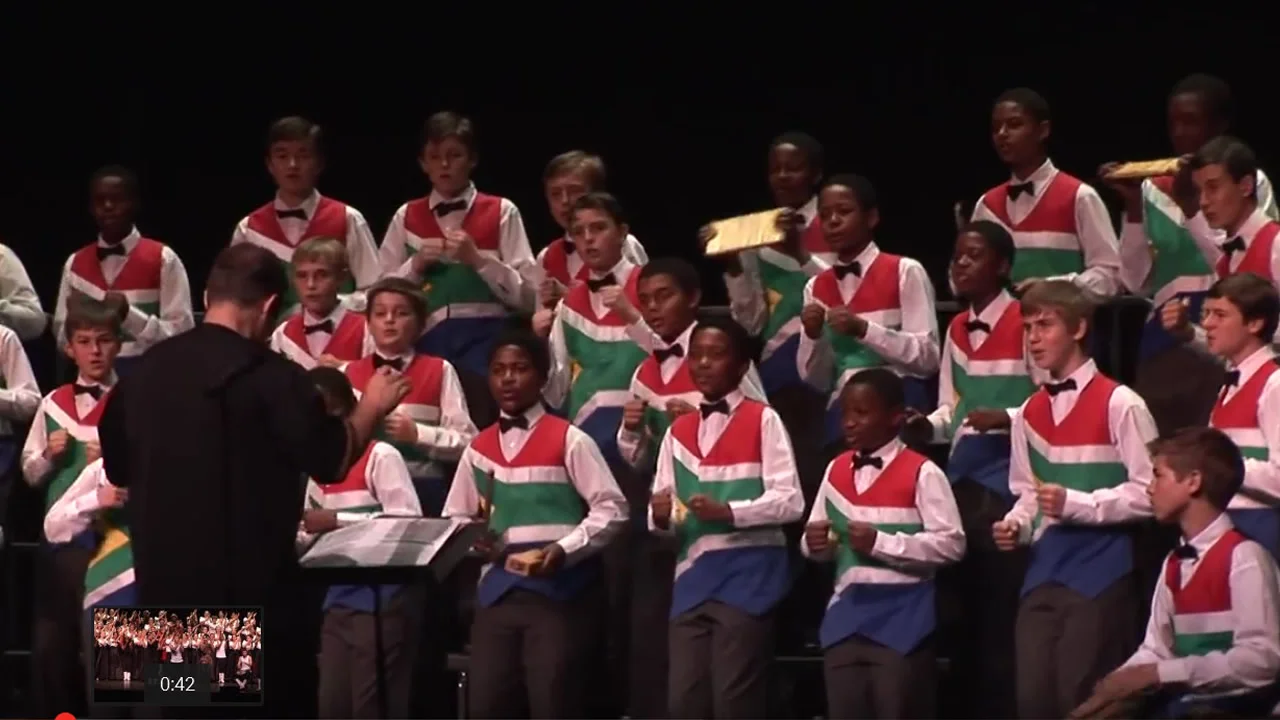 VIDEO: NJ Youth Chorus Hosts Drakensburg (SA) Boys Choir at Mayo PAC [3:11]
