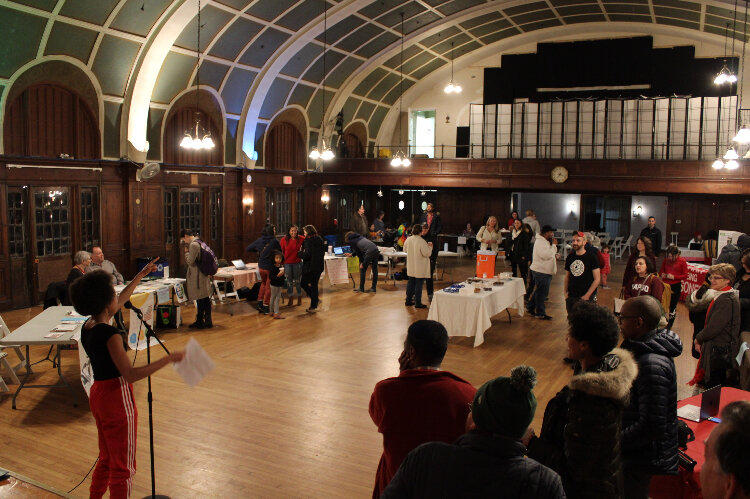 The Woodland at the beginning of the Teach-In