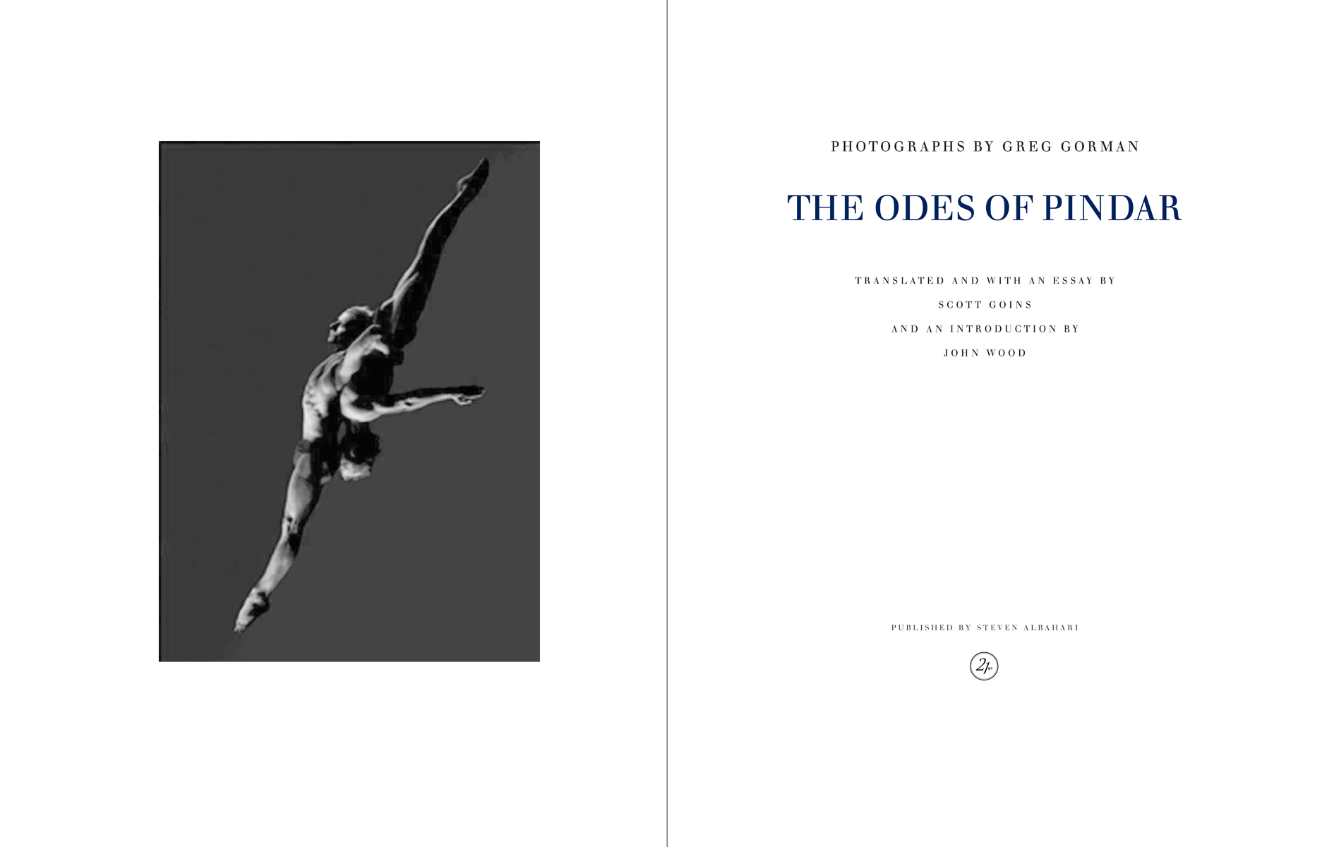The Odes of Pindar, Greg Gorman