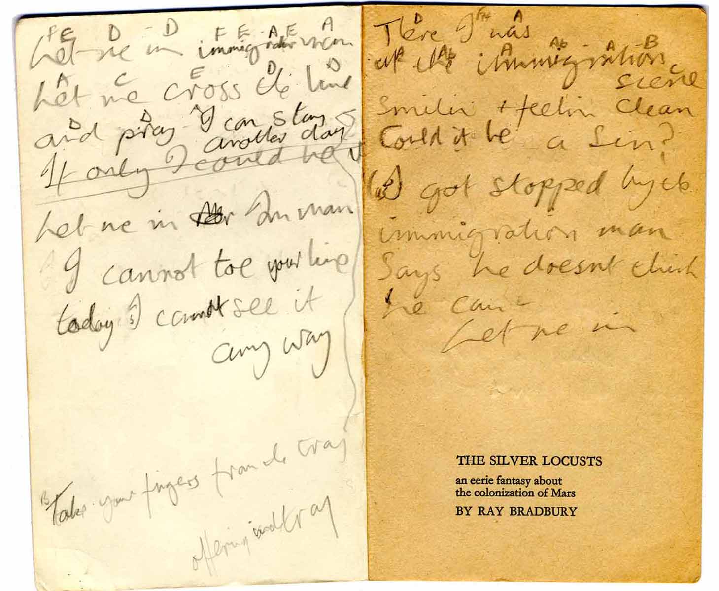 Graham Nash Manuscript