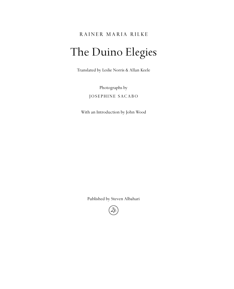 Rainer Maria Rilke, The Duino Elegies