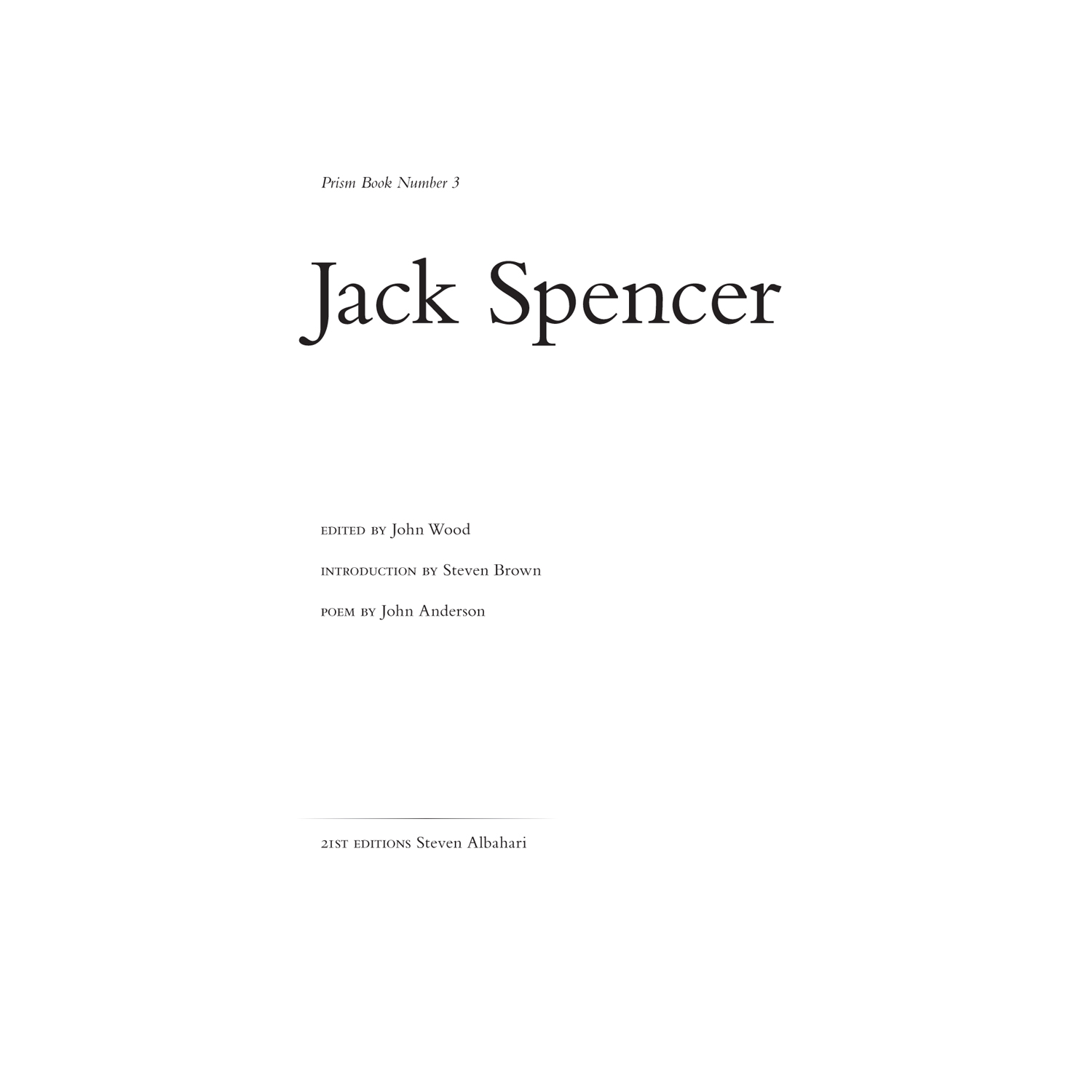 Jack Spencer / Steven Brown