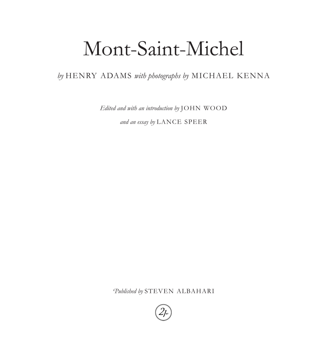 Henry Adams, Mont-Saint-Michel