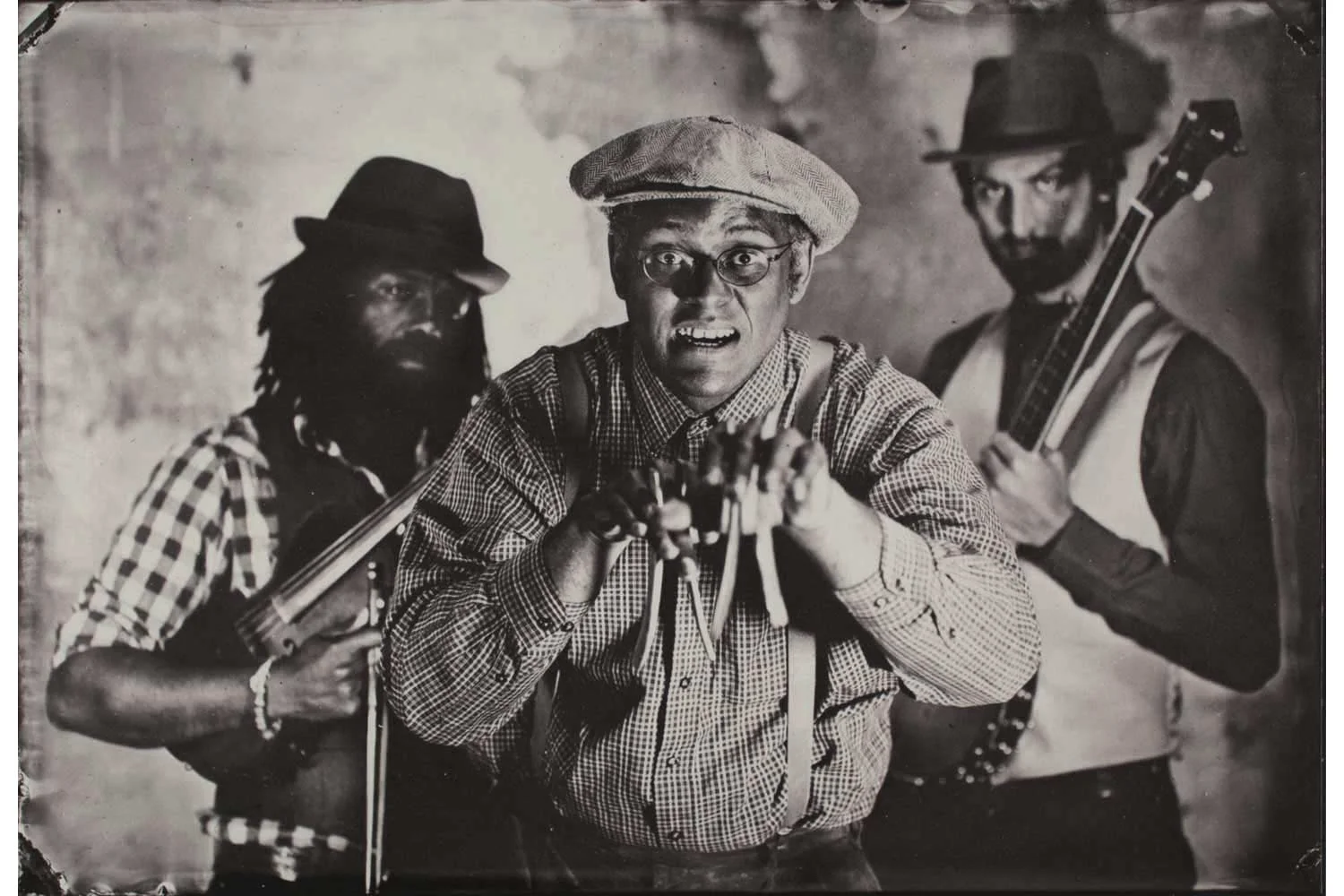 Ben Hunter, Dom Flemons, Joe Seamons, String Band Musicians – Durham NC 2014