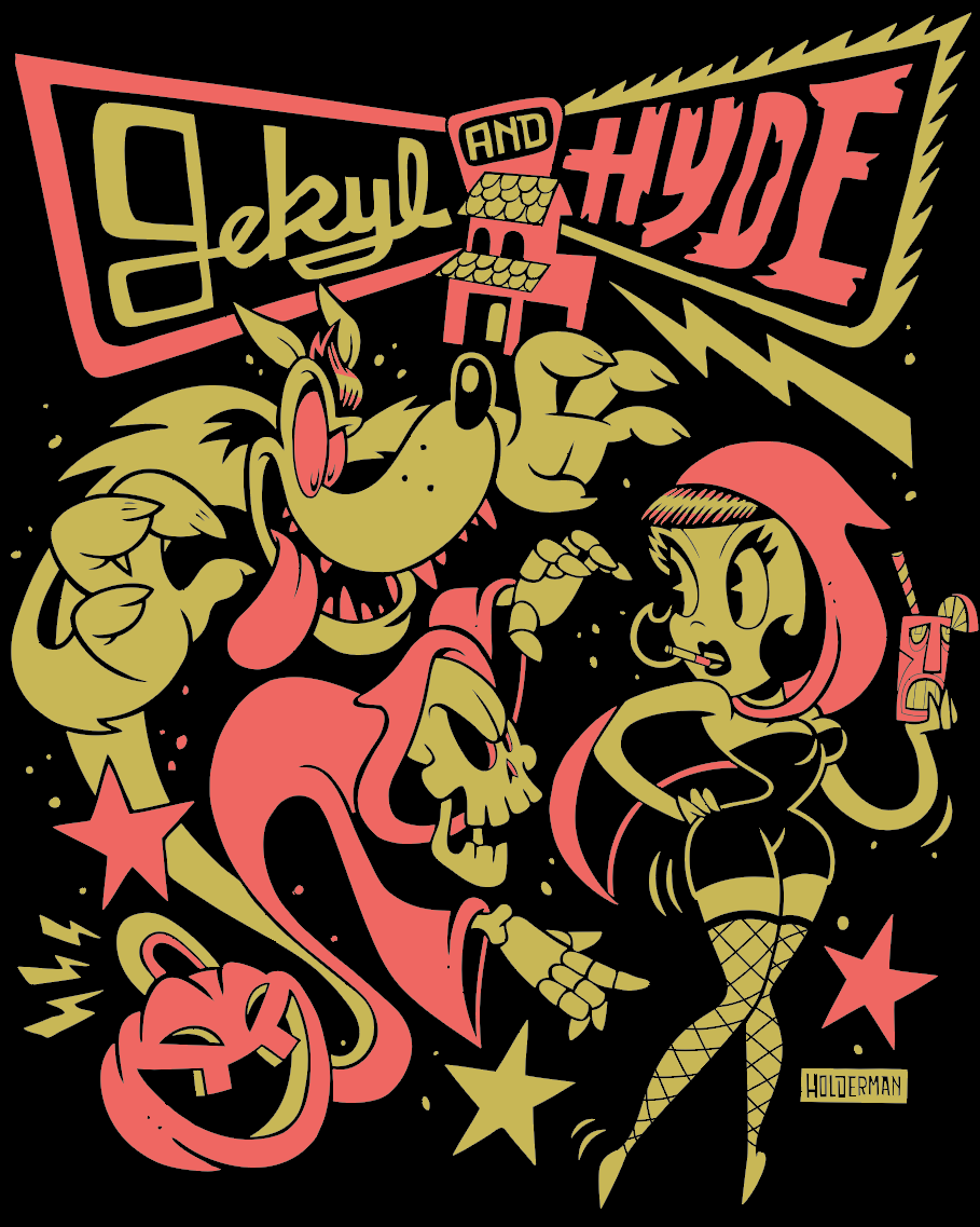 Jekyl & Hyde: T-Shirts — Holderman Art Graphics