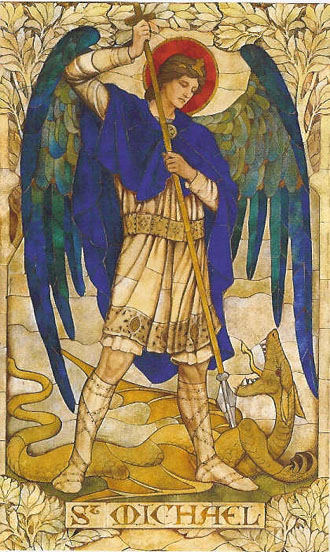 st Michael die de draak 'verslaat'. 