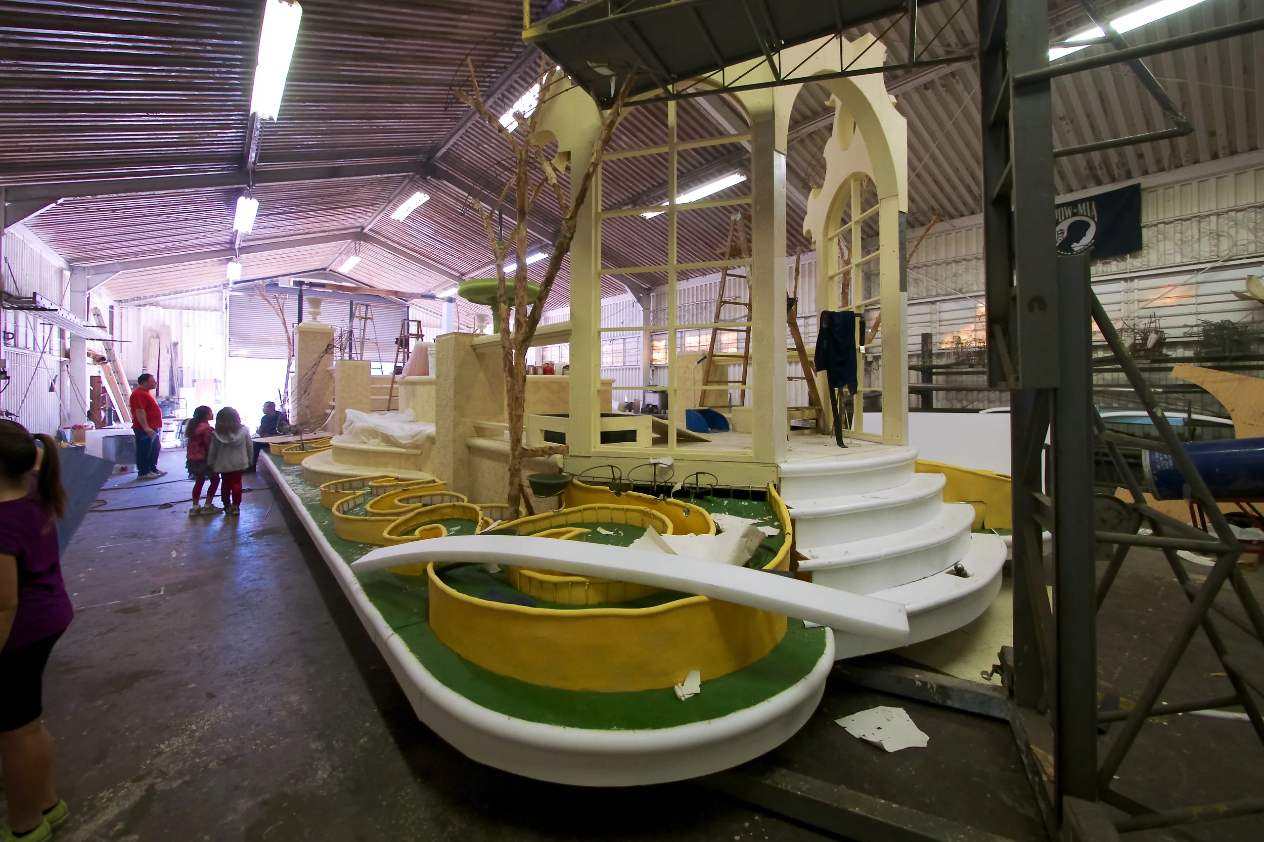 Downey Rose Parade float