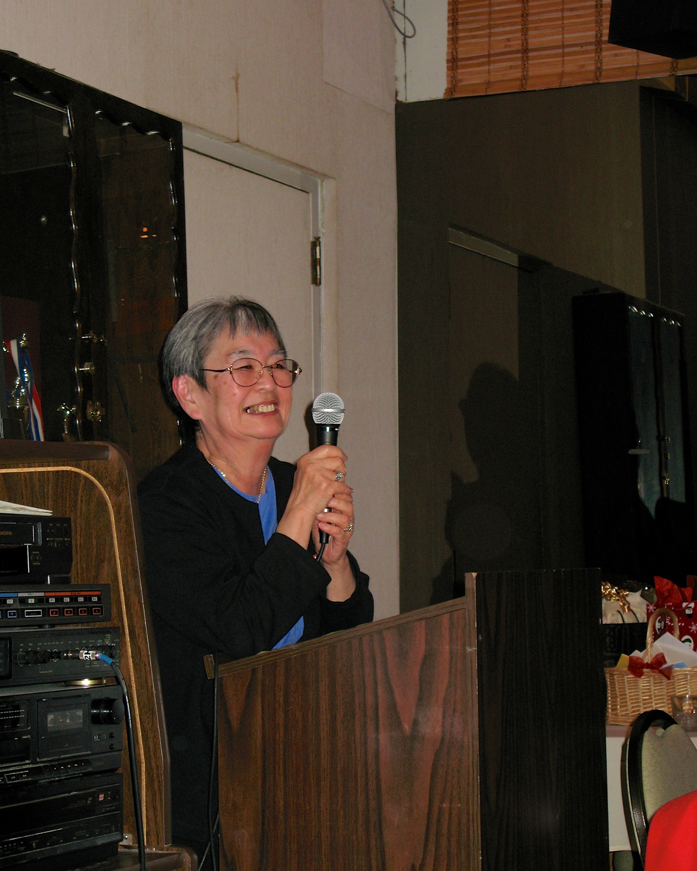 Kiyo speaking