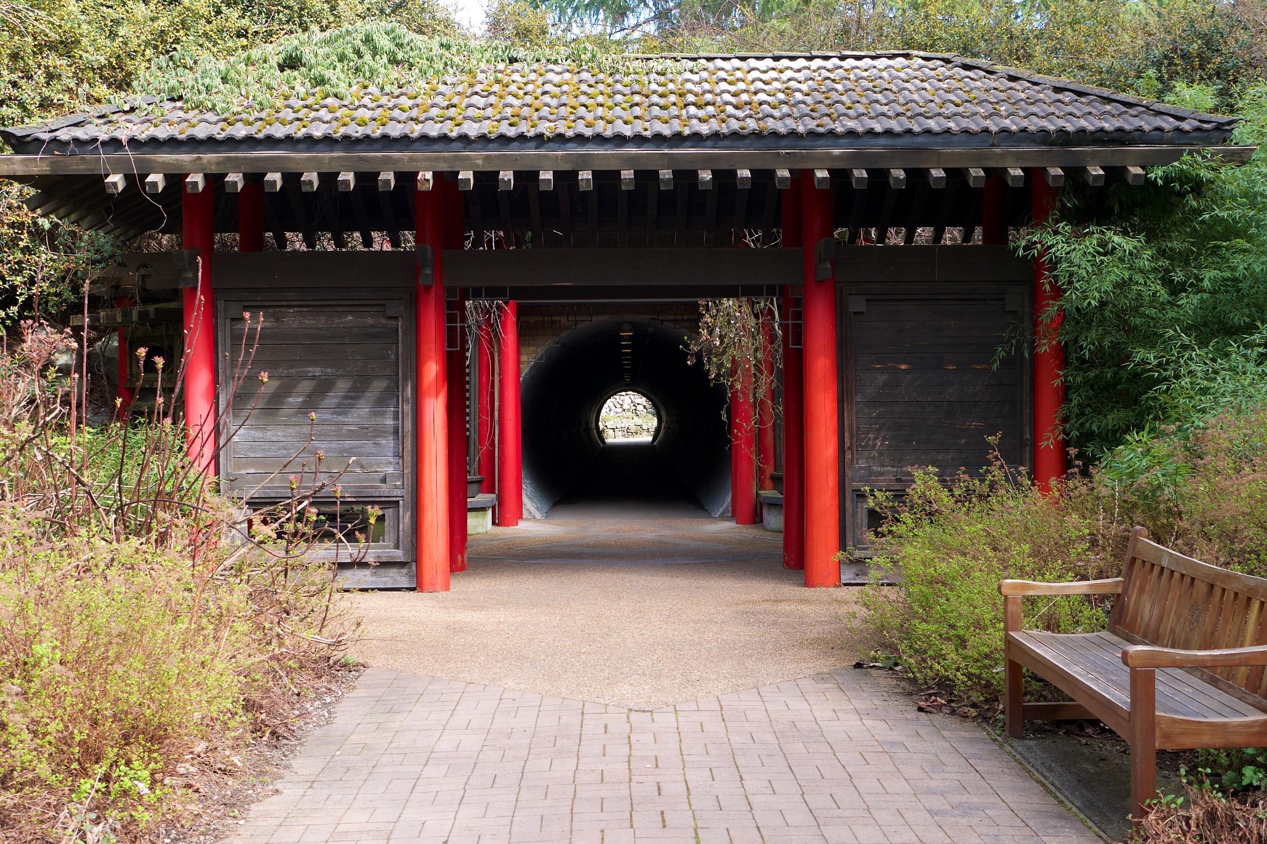 Moon Gate and tunnel