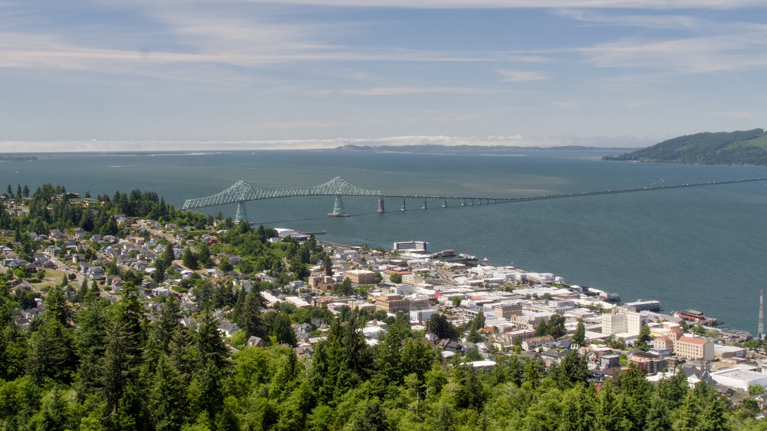 Columbia River and Astoria Bridge