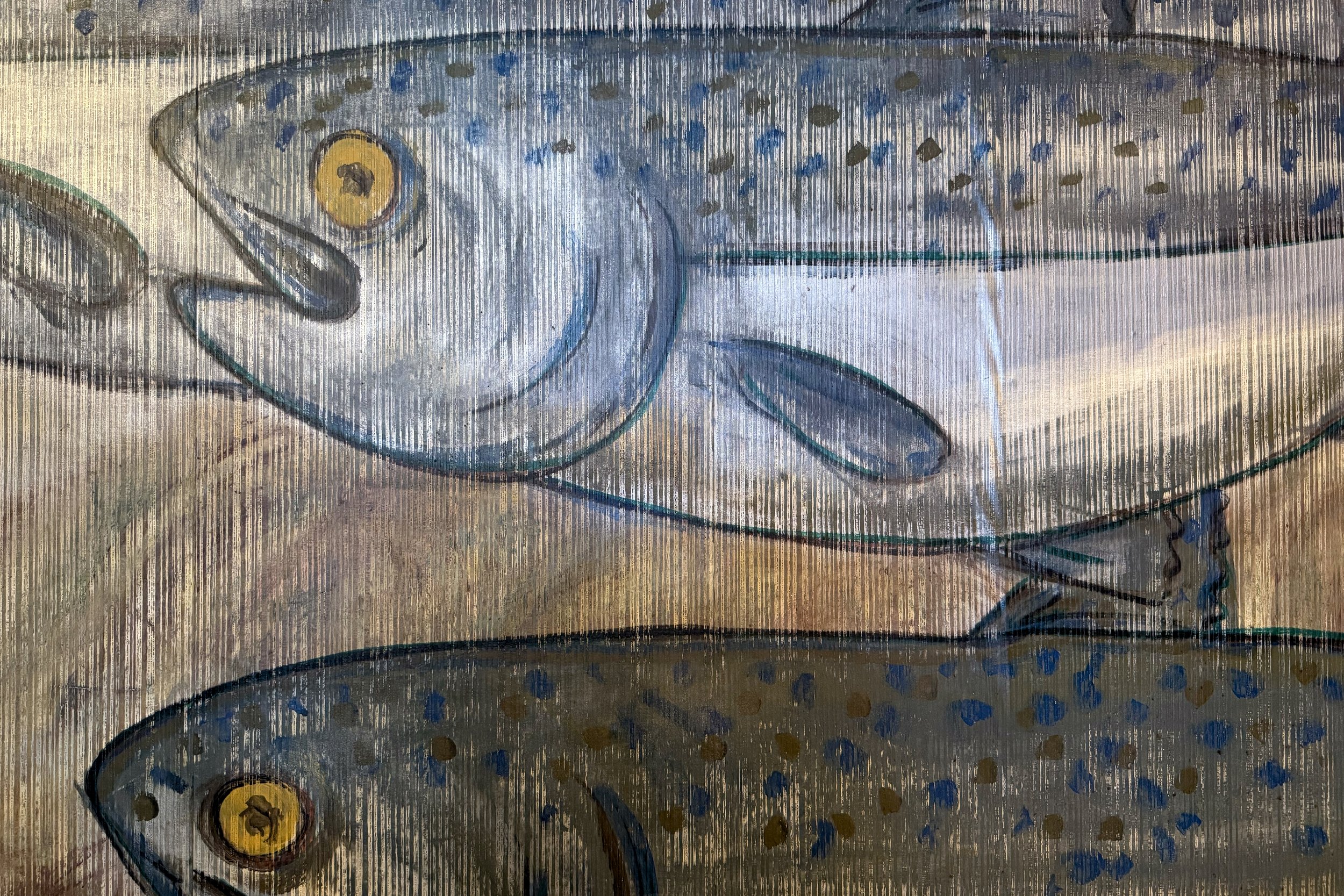 Wall decoration at Silver Salmon Grille