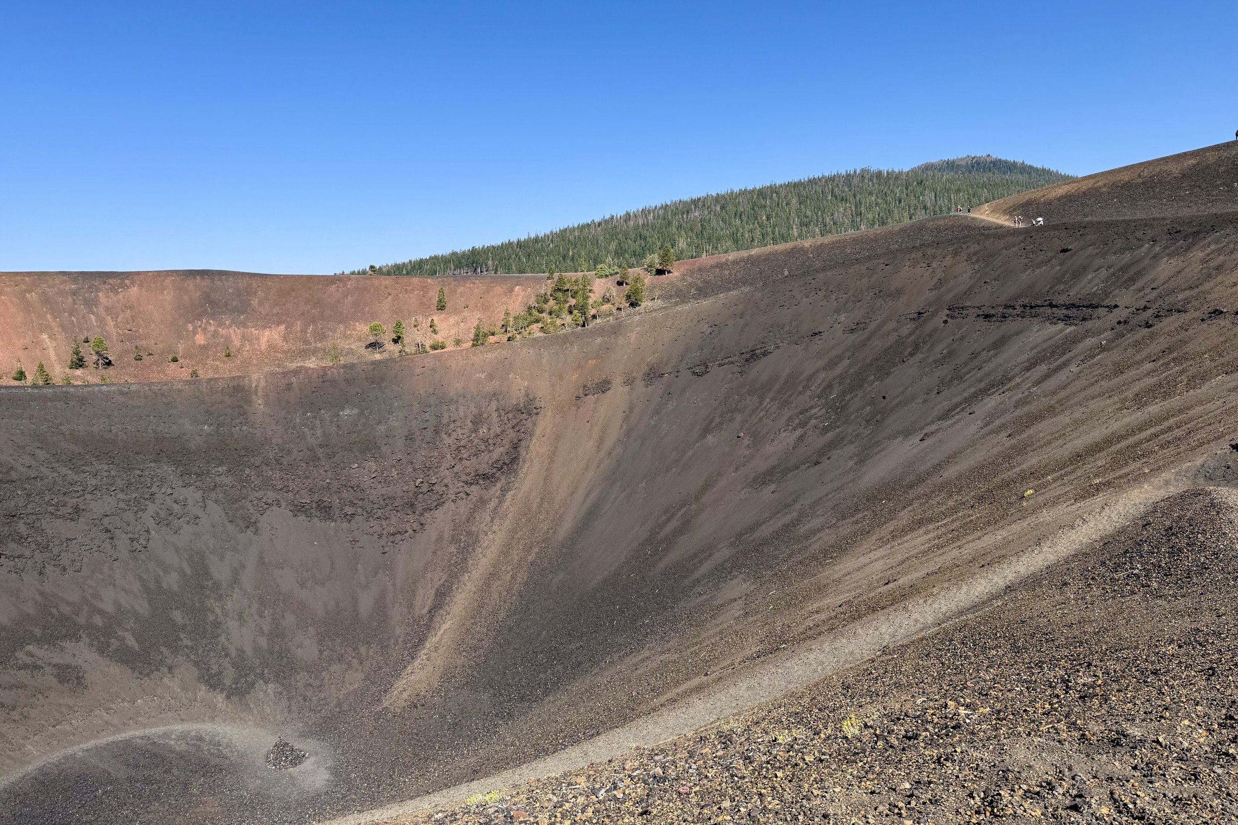 Trail going into caldera