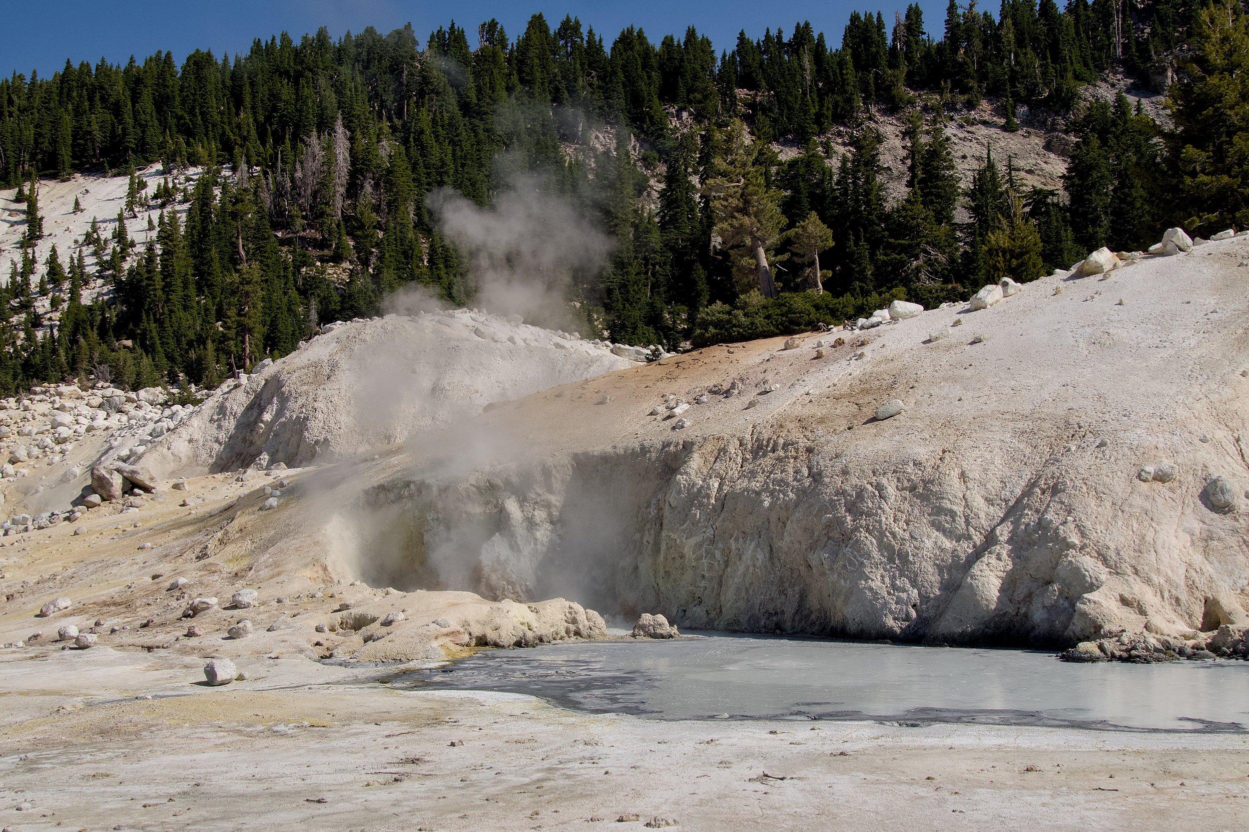 Fumarole and pool