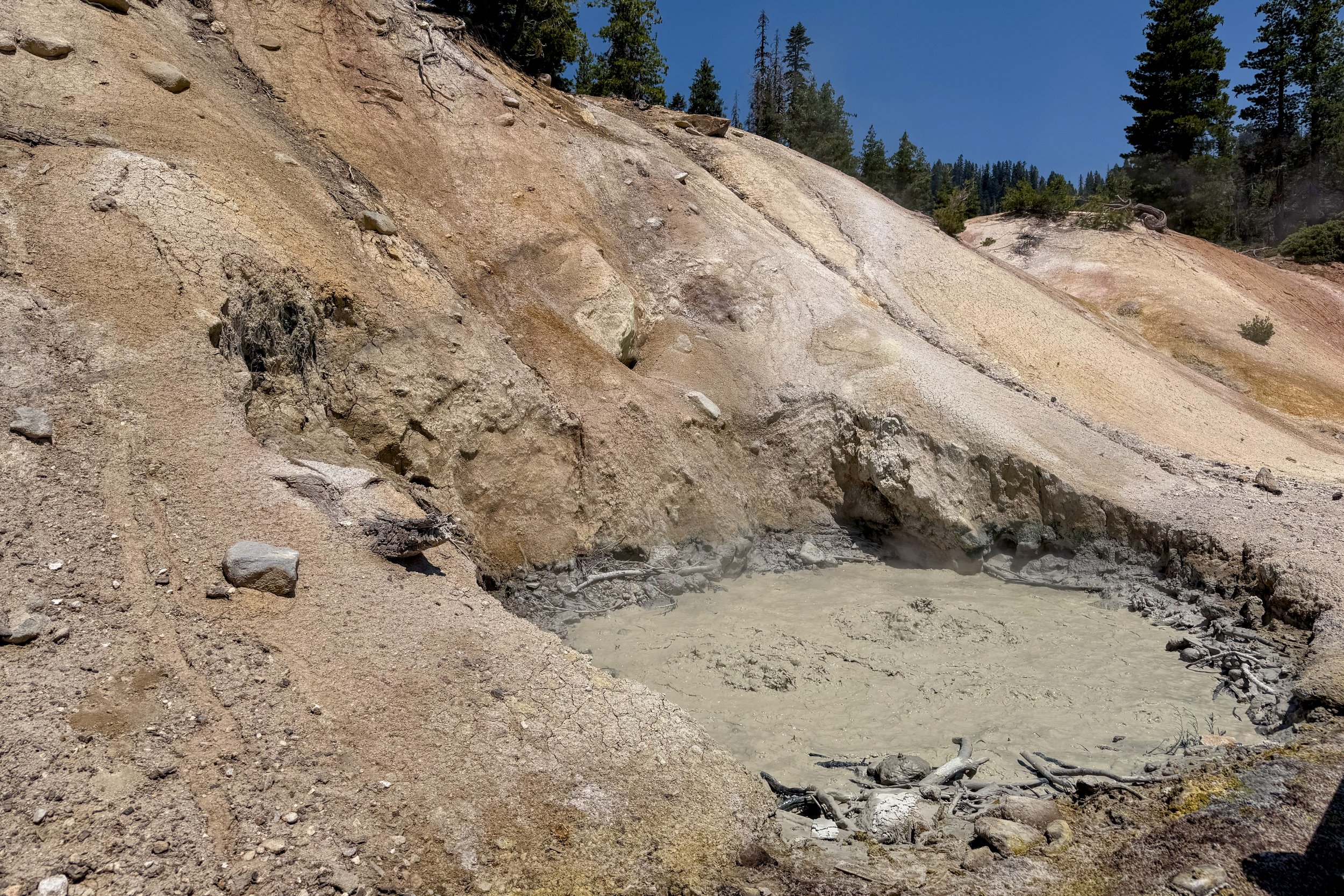 Mud pot at Sulphur Works