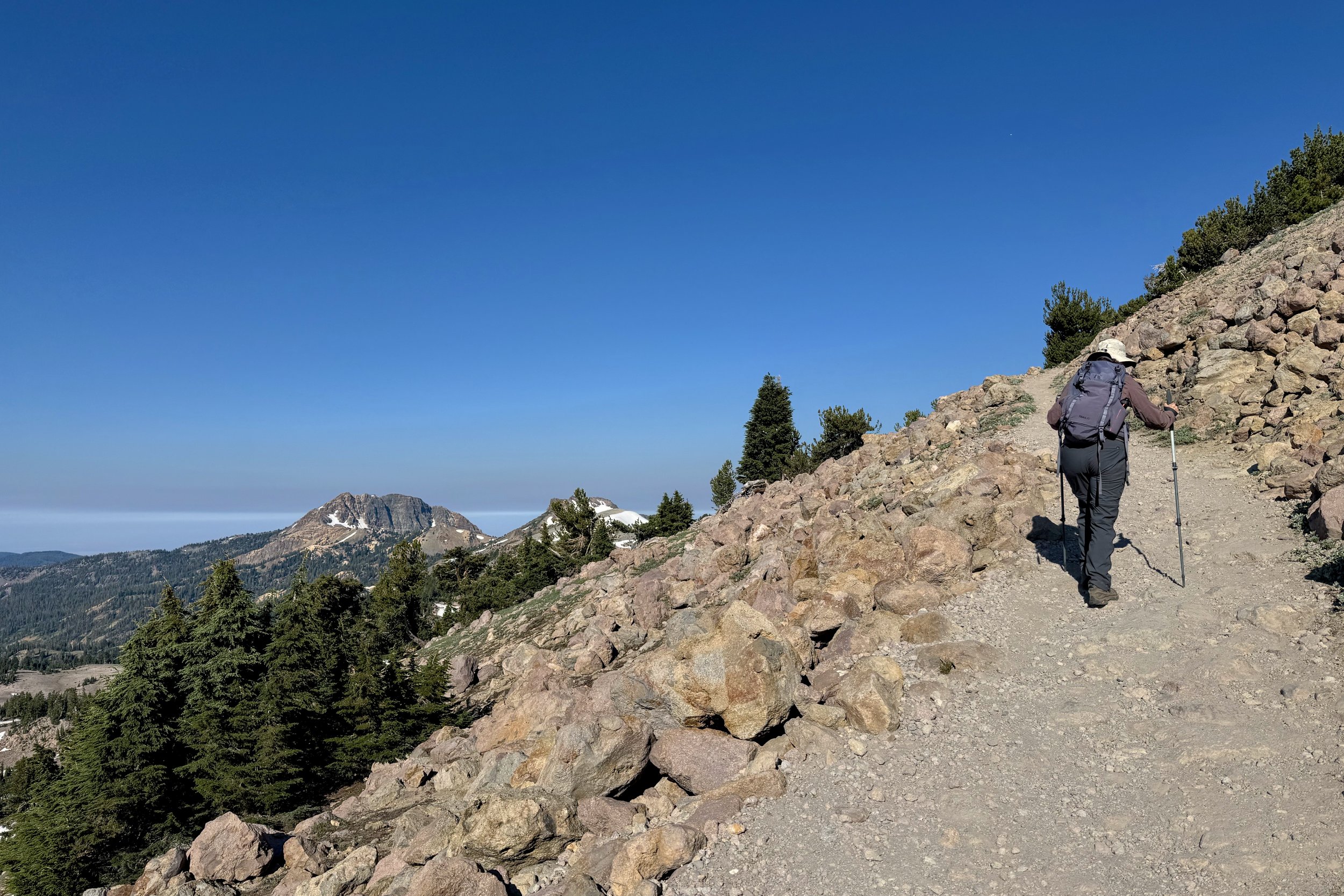 The climb was pretty constant