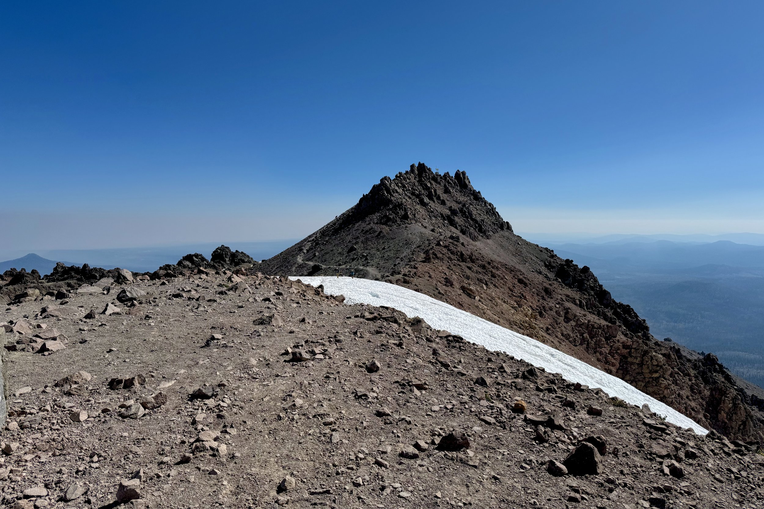 Approaching the summit