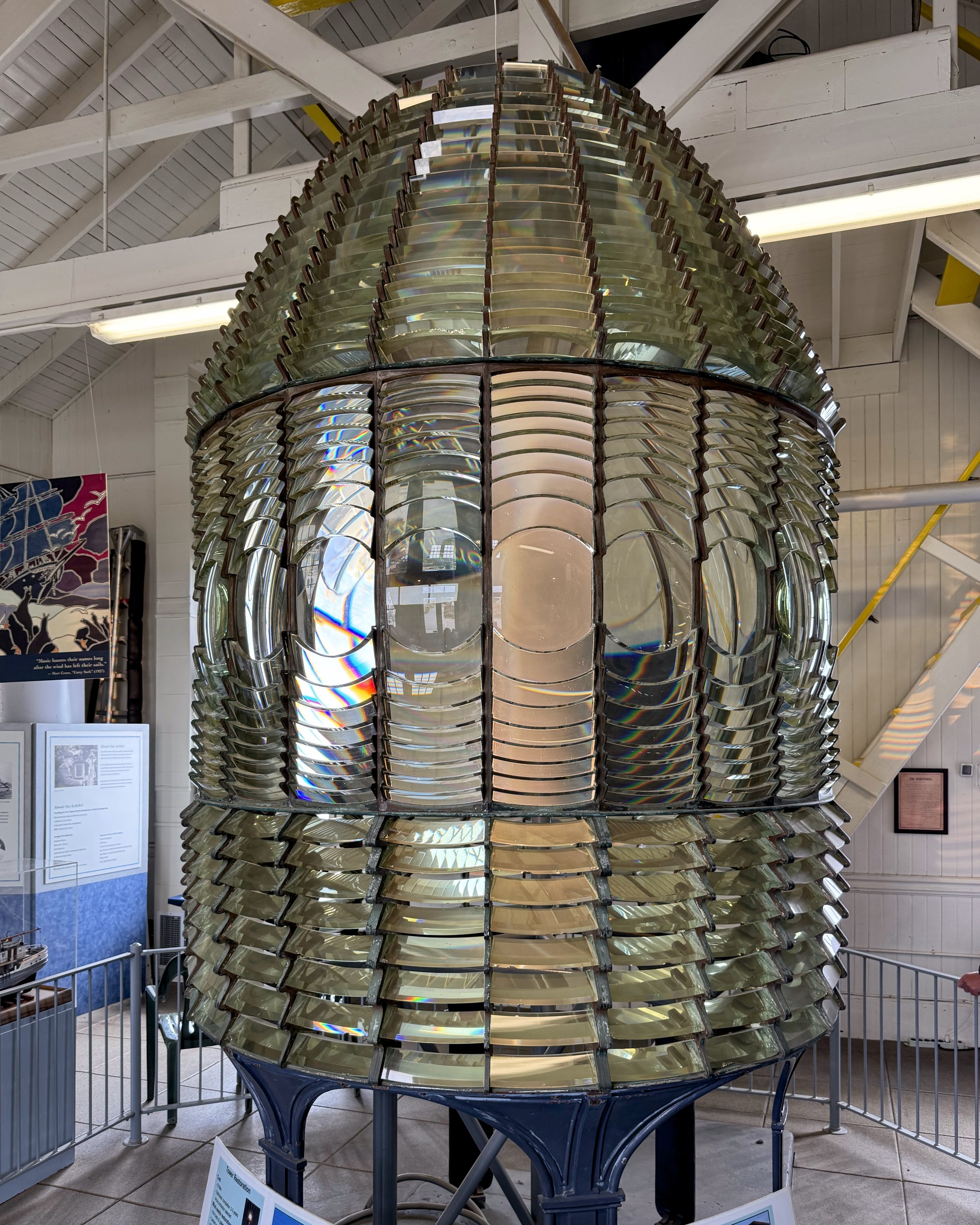 Fresnel lens from lighthouse