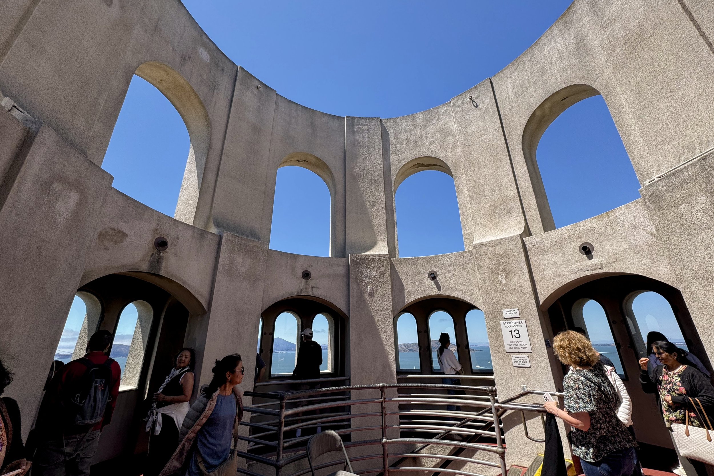 Viewing platform of Coit Tower
