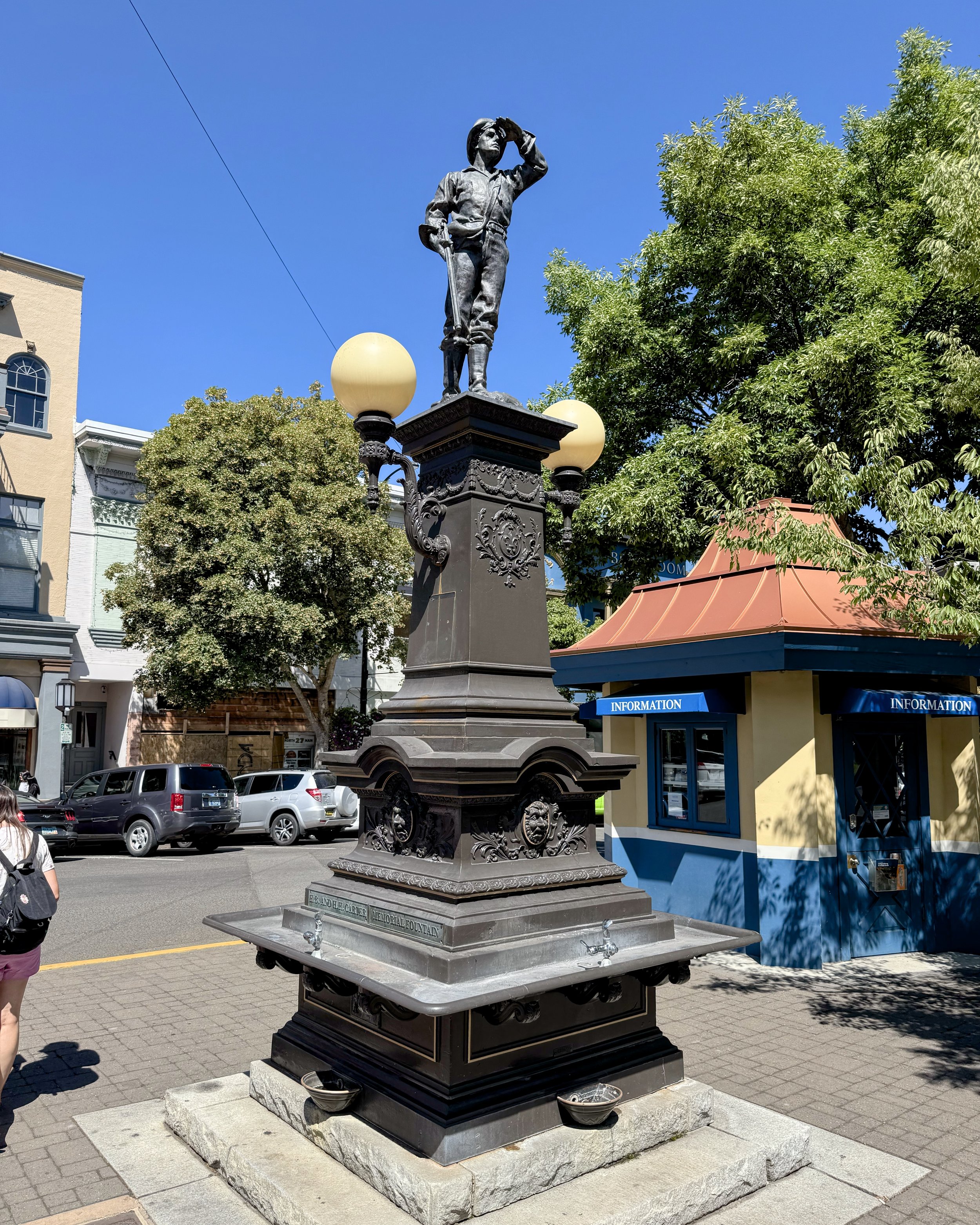 "Iron Mike" fountain