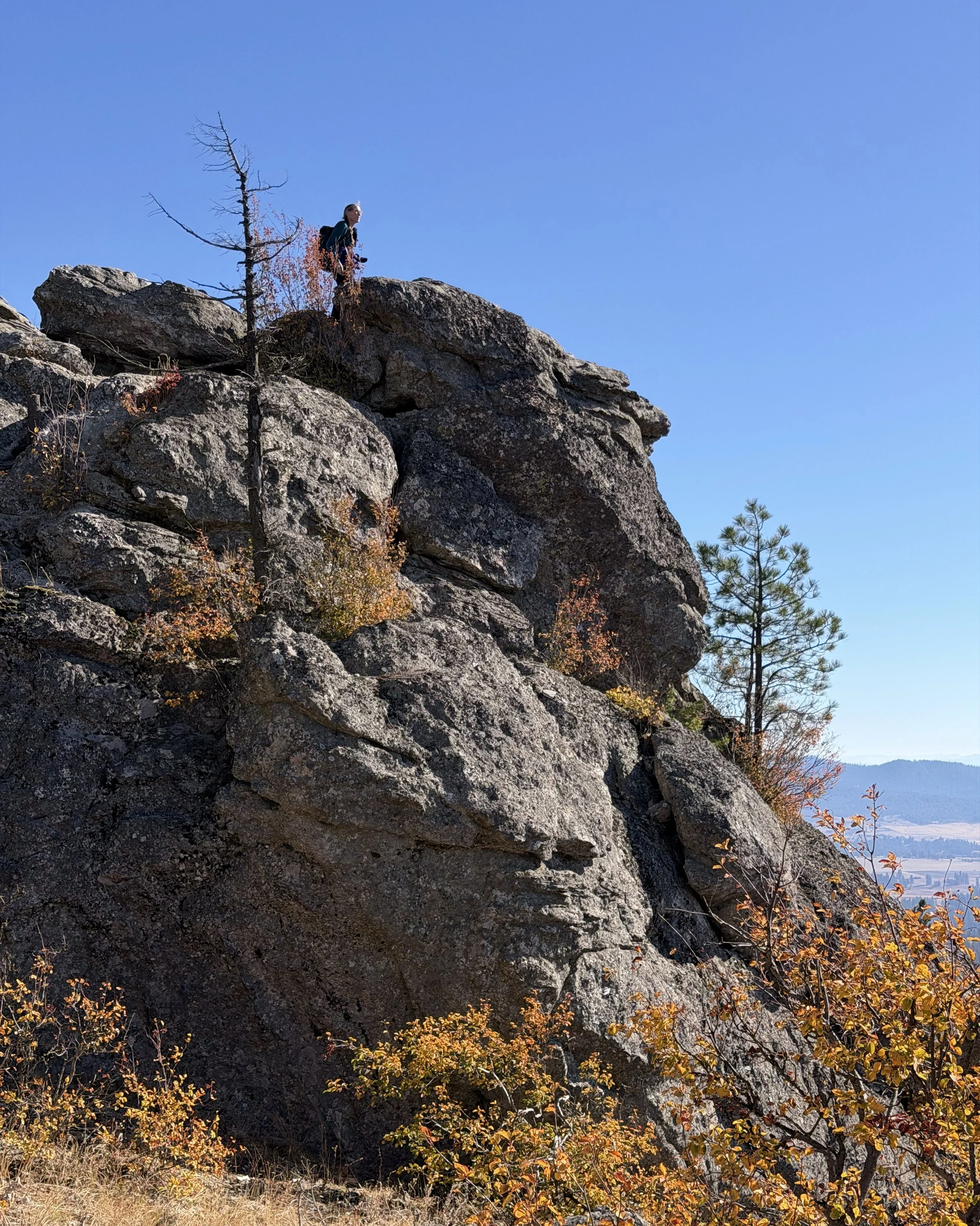 Bev on Rocks of Sharon