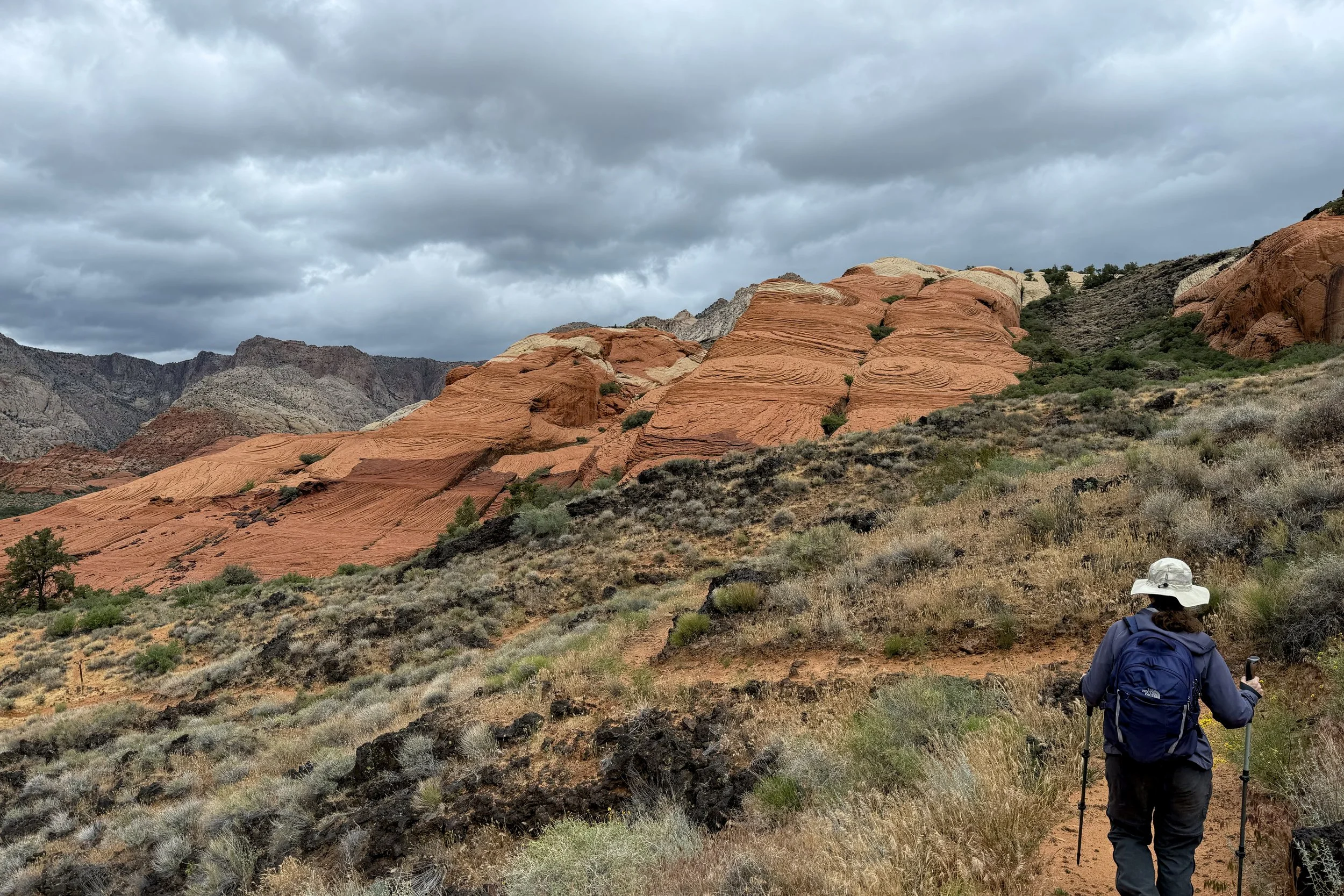 Lava flow trail