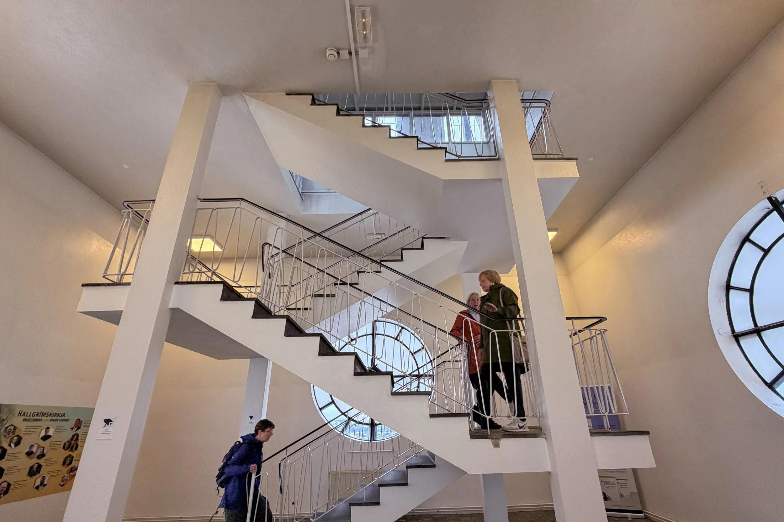 Final stairs to bell tower