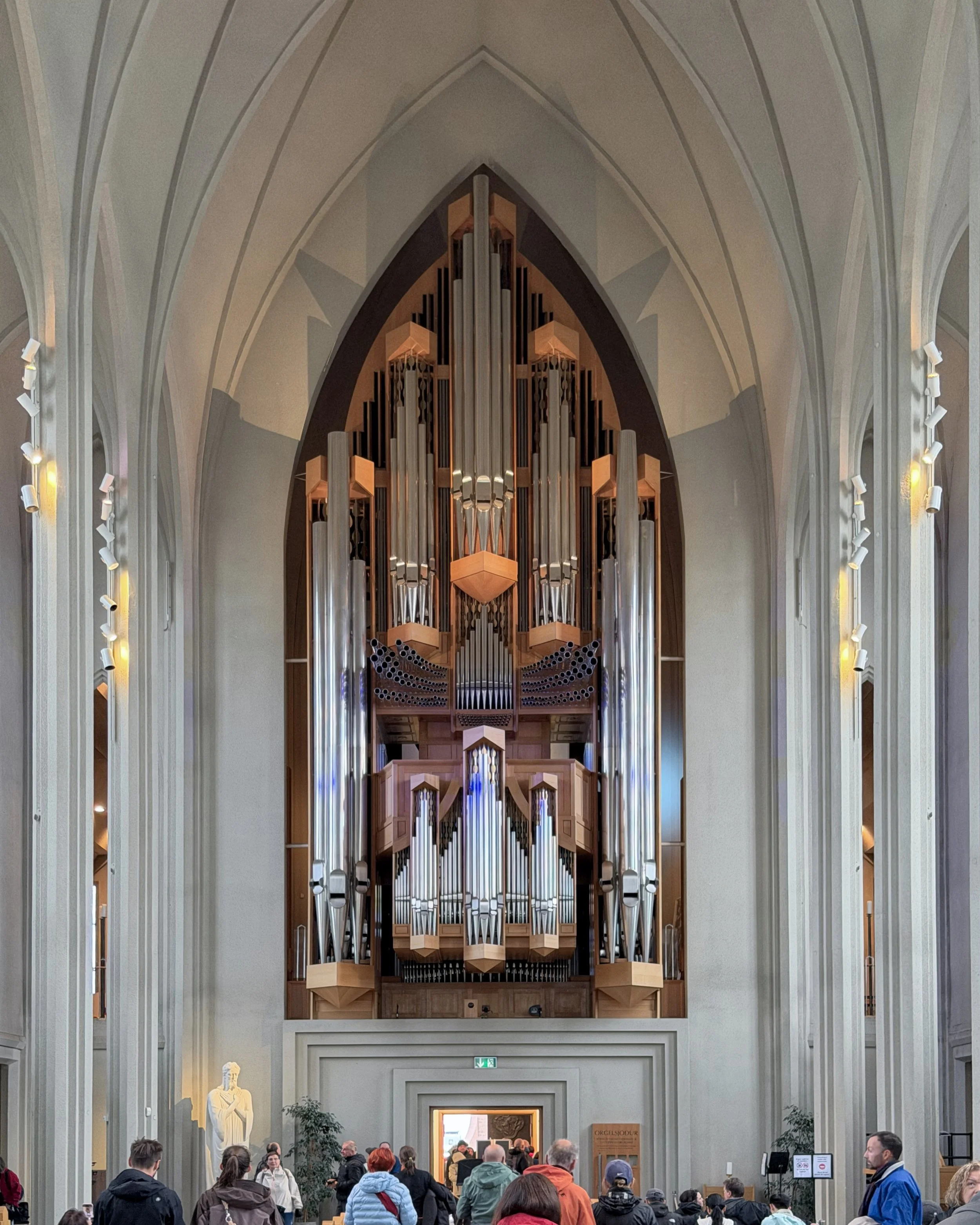 Main organ pipes