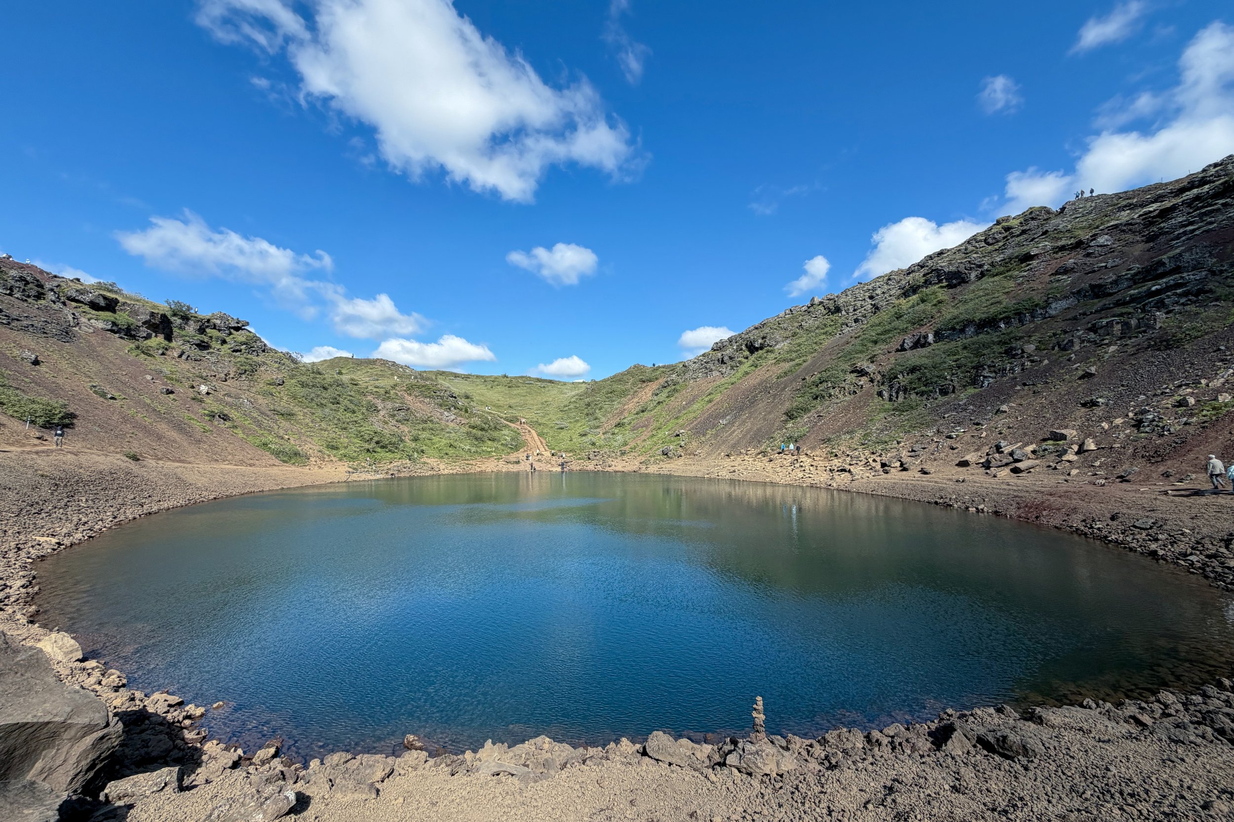 Inside Kerið Crater