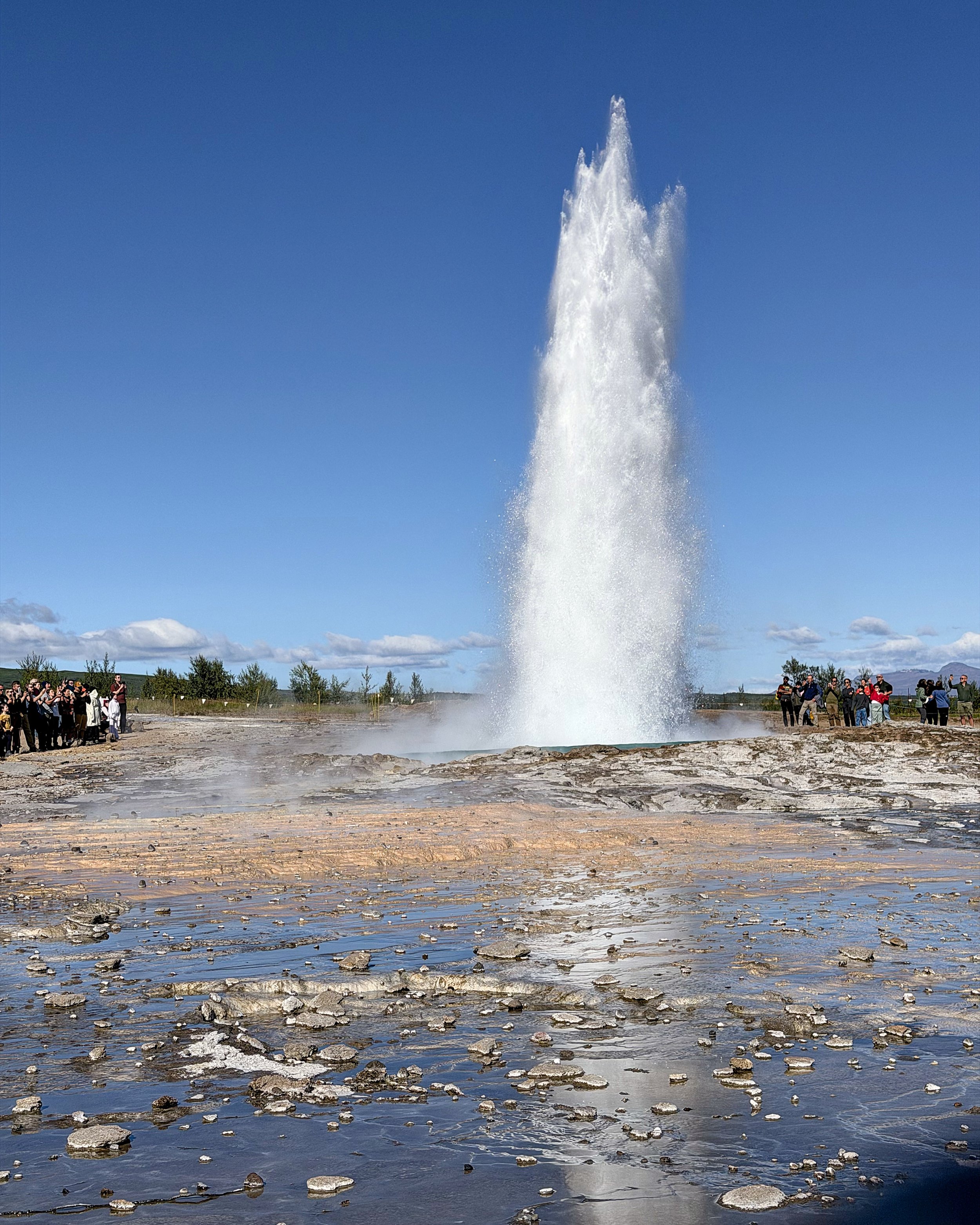 Strokkur mid-eruption