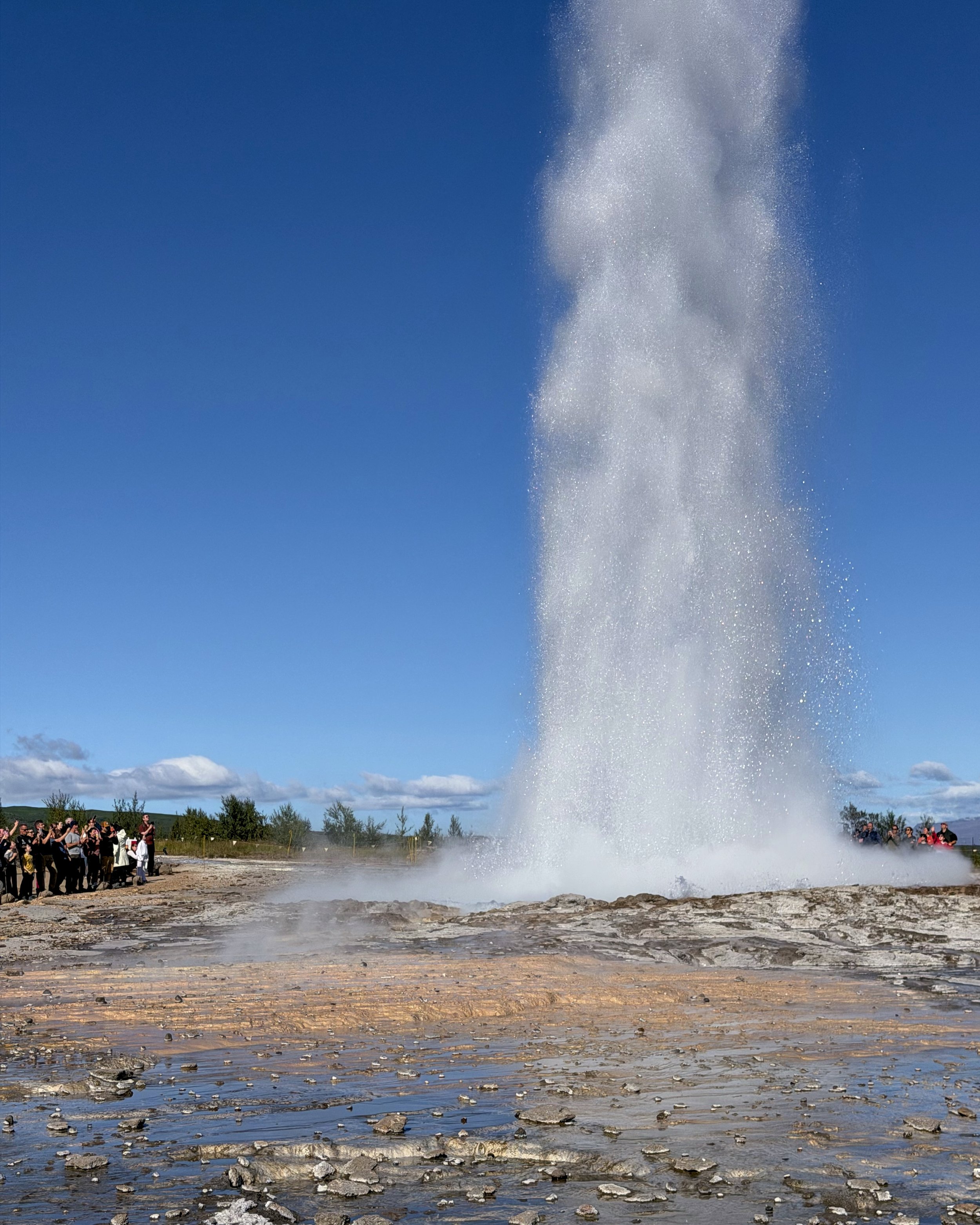 Strokkur peak eruption