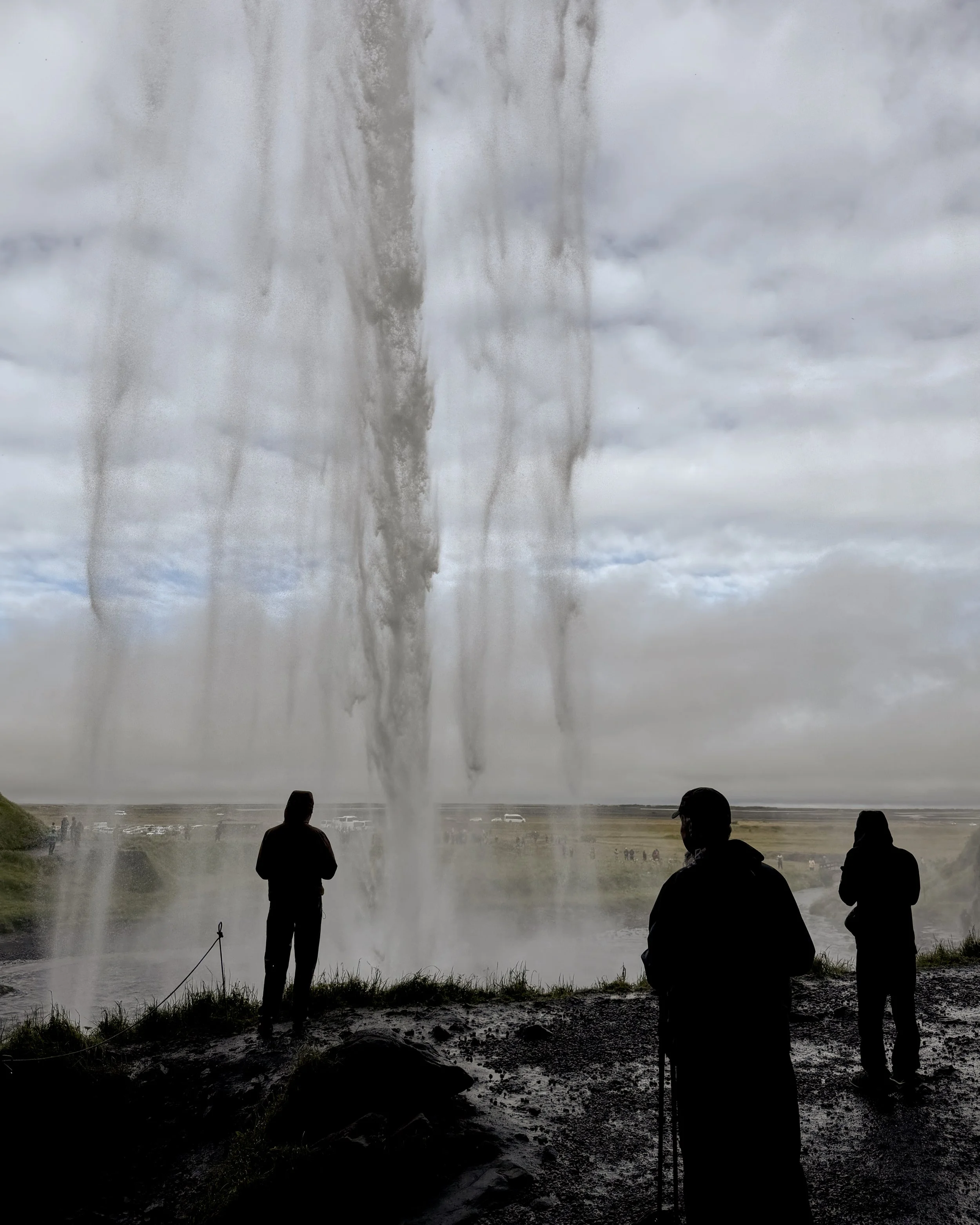 Behind Seljalandsfoss