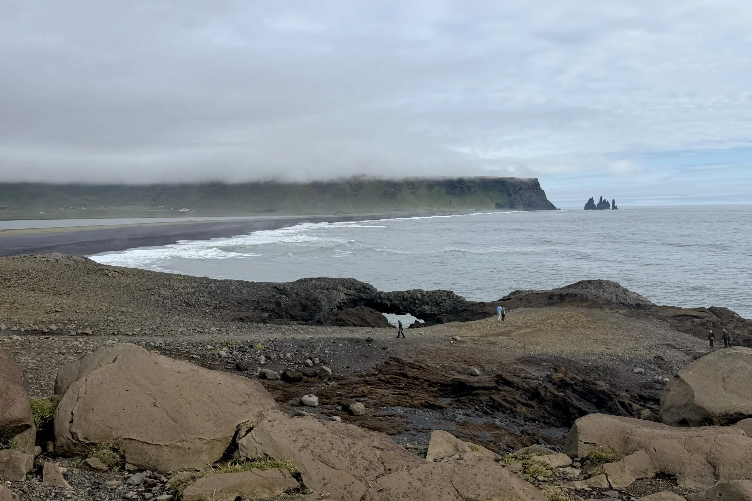 Looking towards Reynisfjara Beach