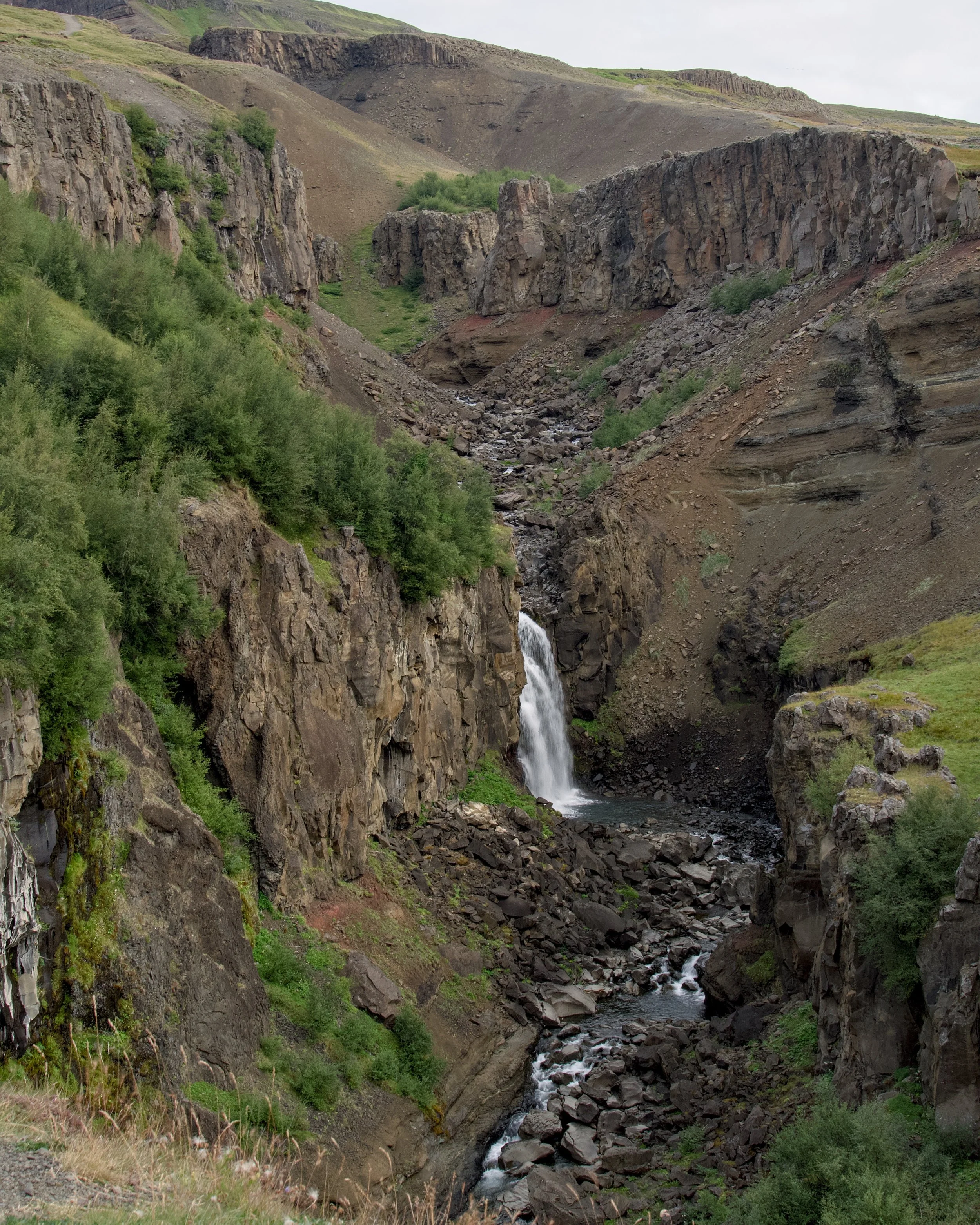 Hengifoss trail