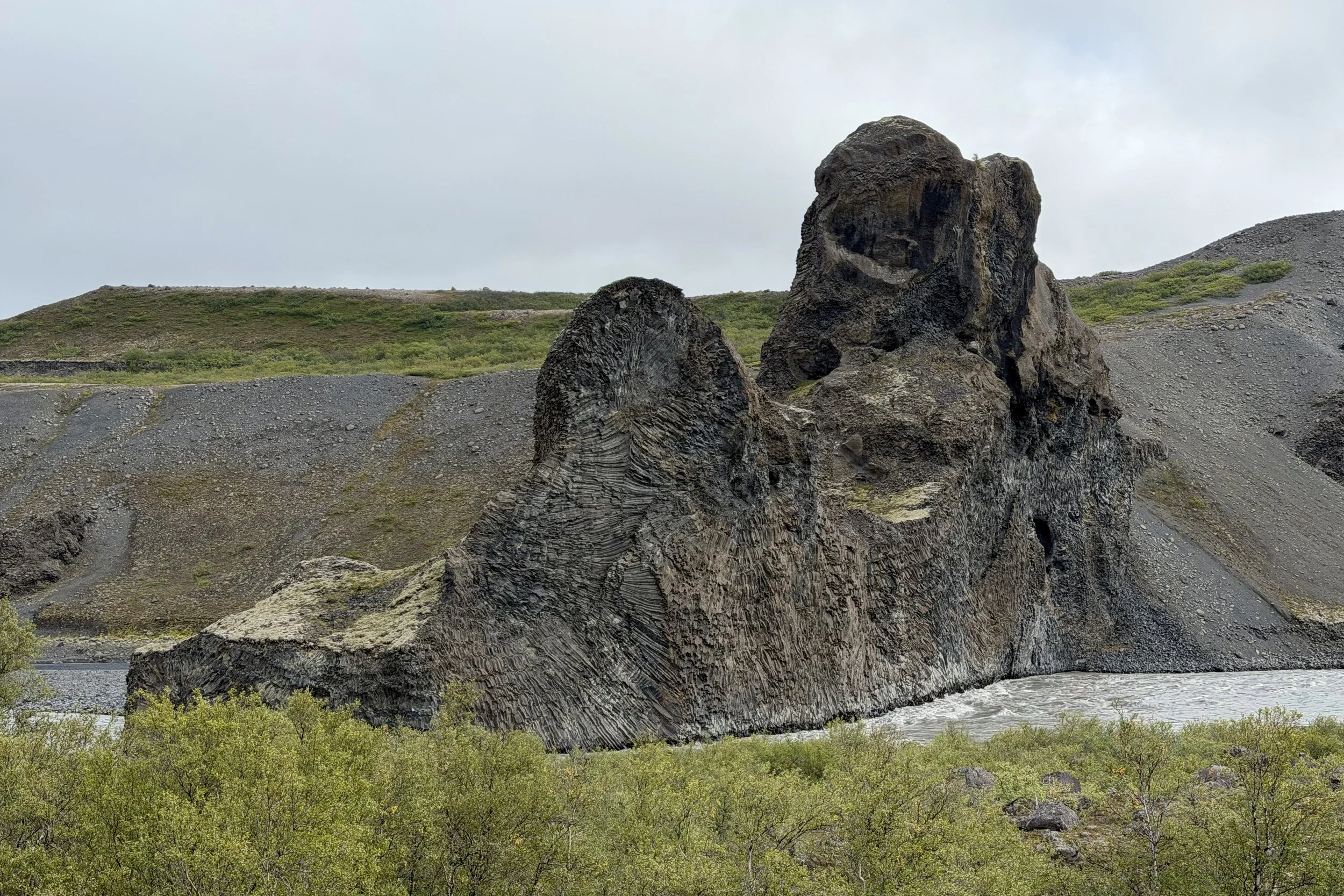 Volcano remains