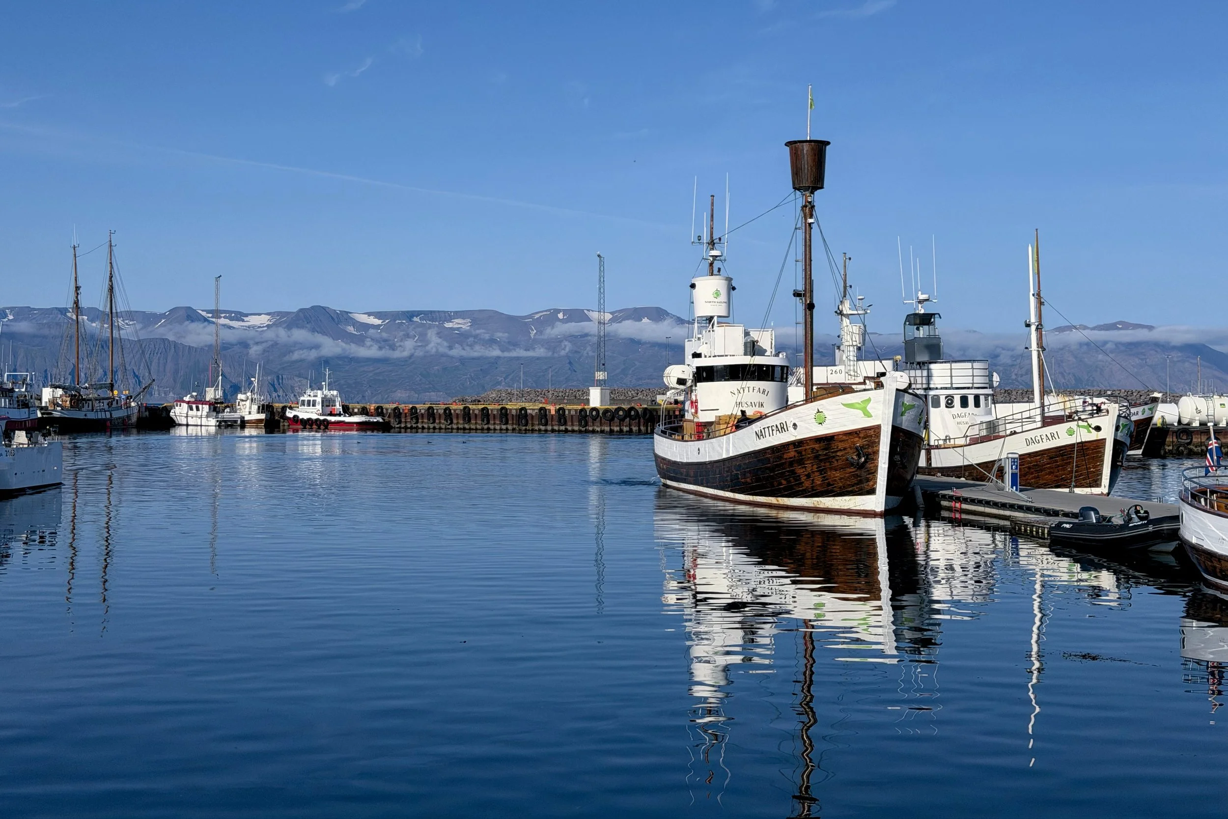 Our boat, the Nåttfari