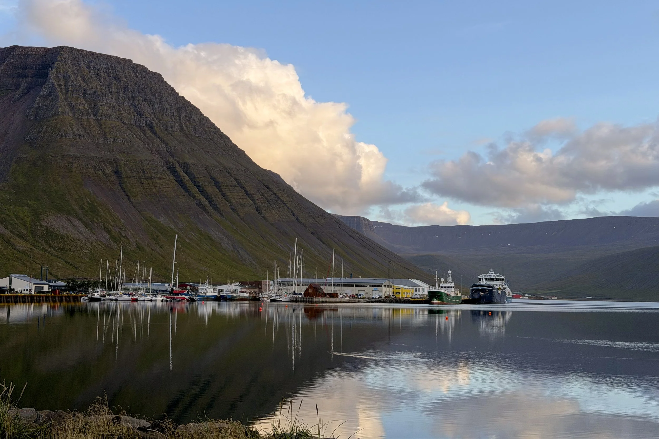 Harbor on Skutulsfjörður