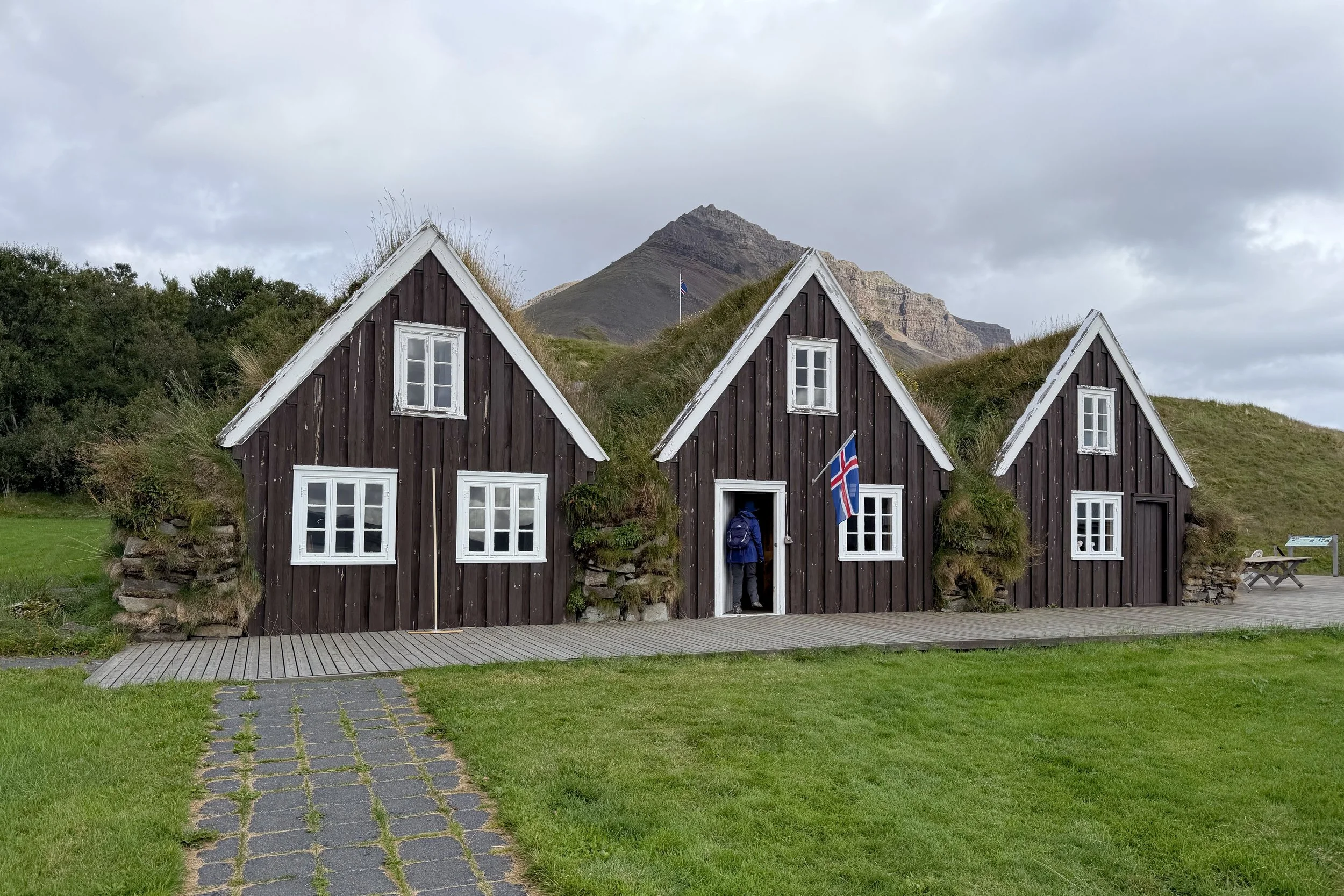 Sod houses at Jón Sigurðsson Museum