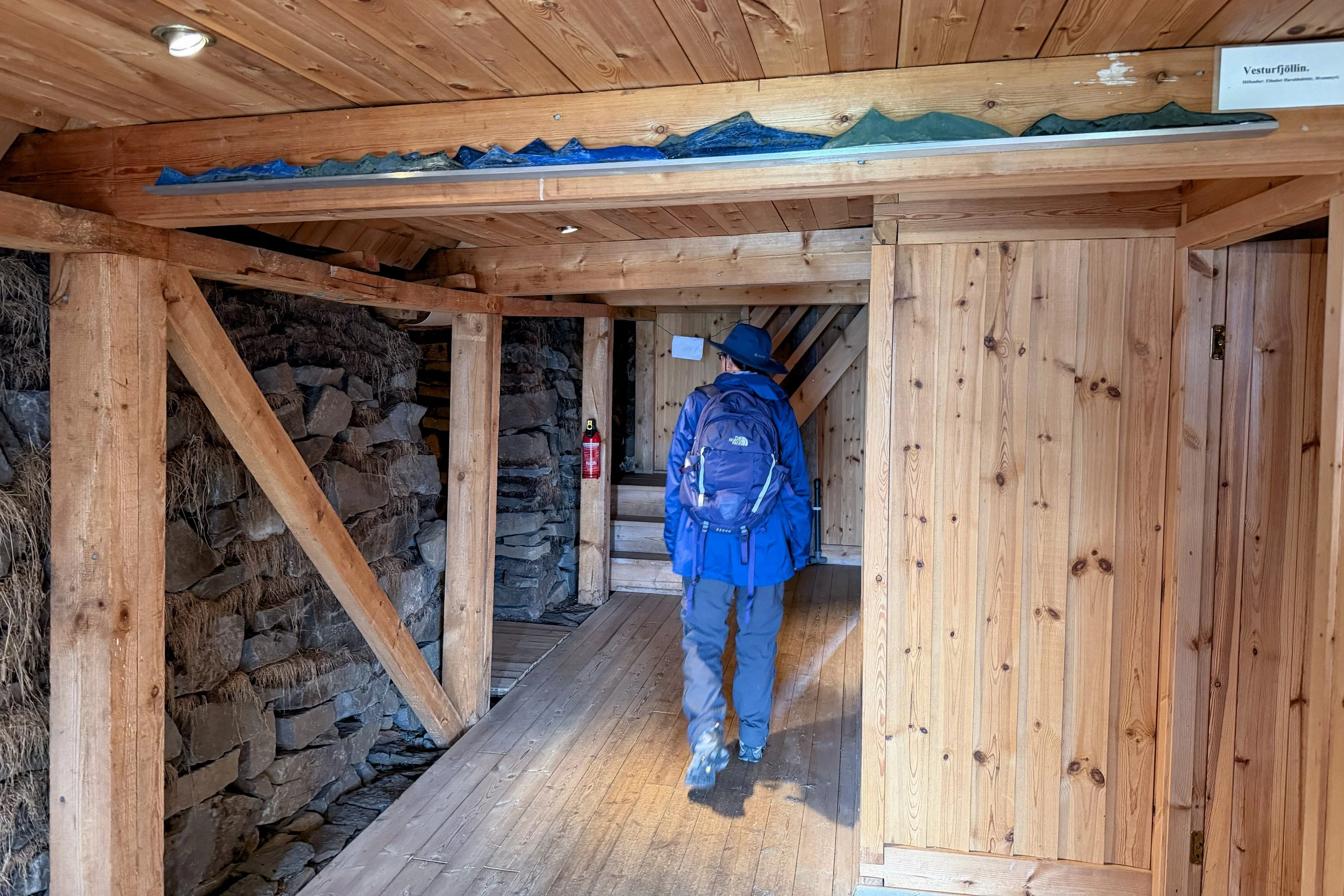 Inside the sod house