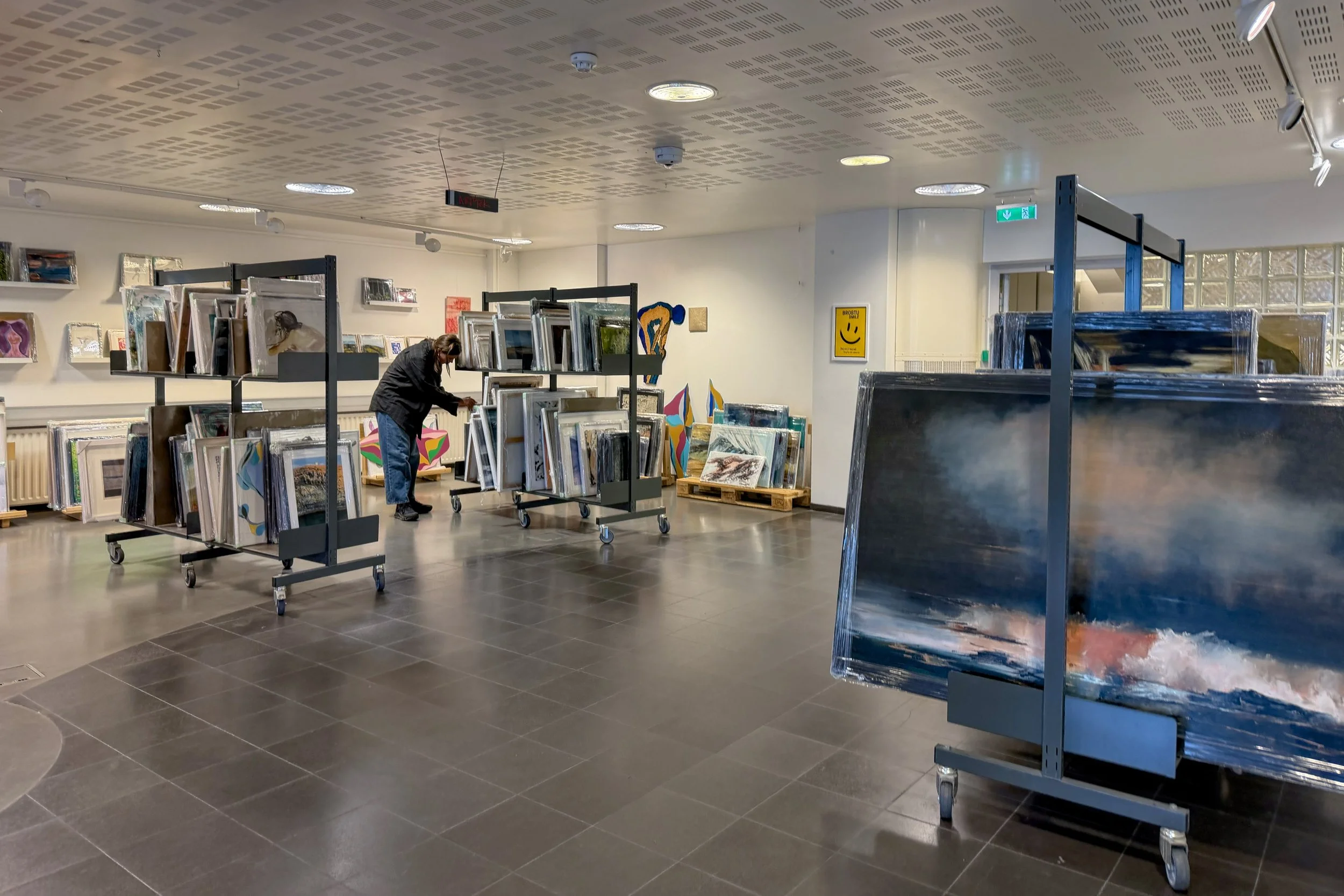 Library’s art selection