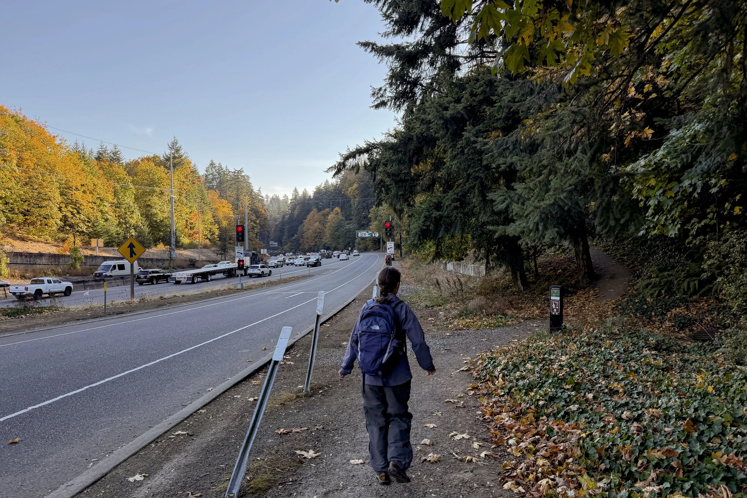 4T Trail next to freeway onramp