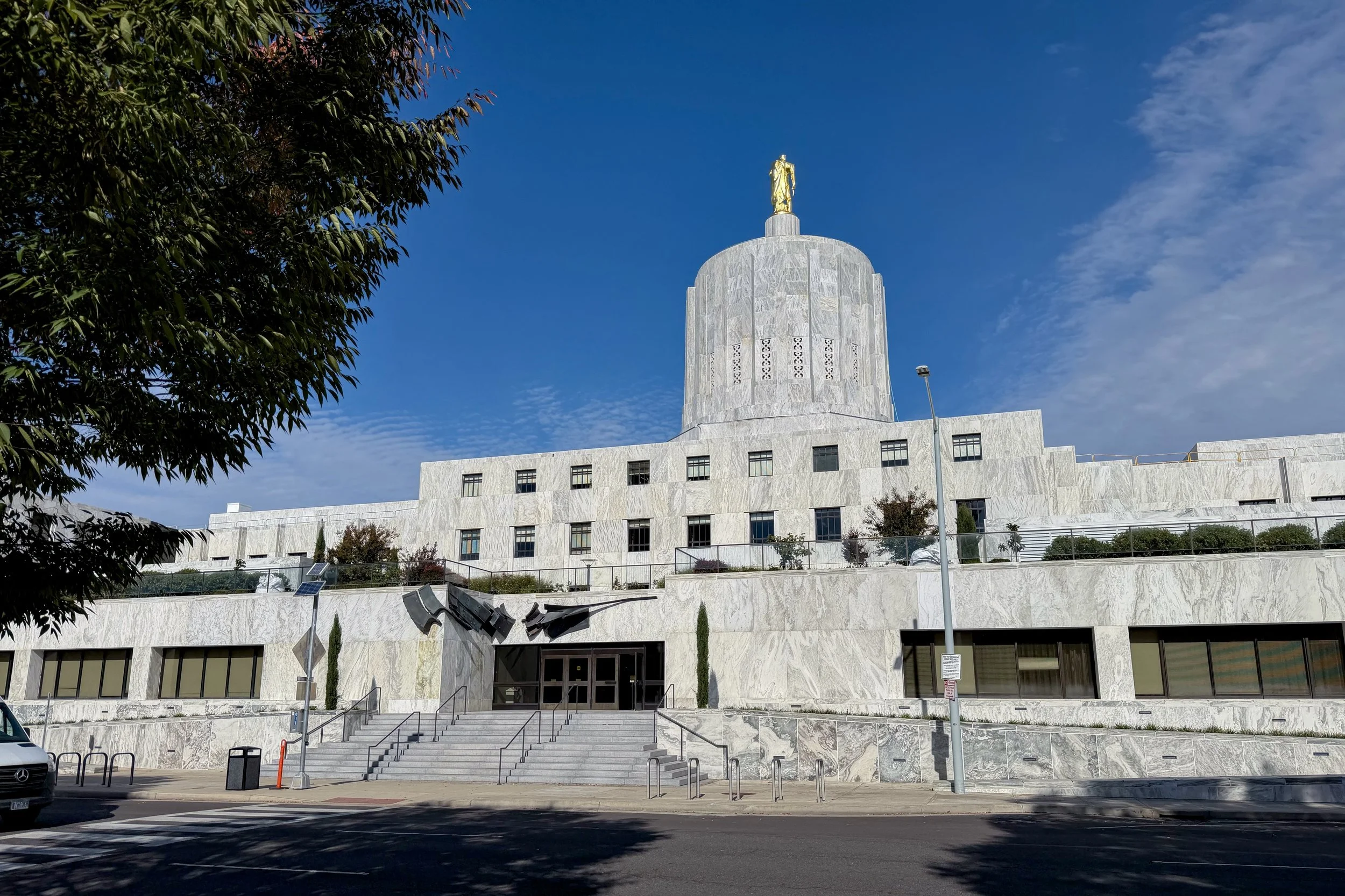 Back of the Capitol building